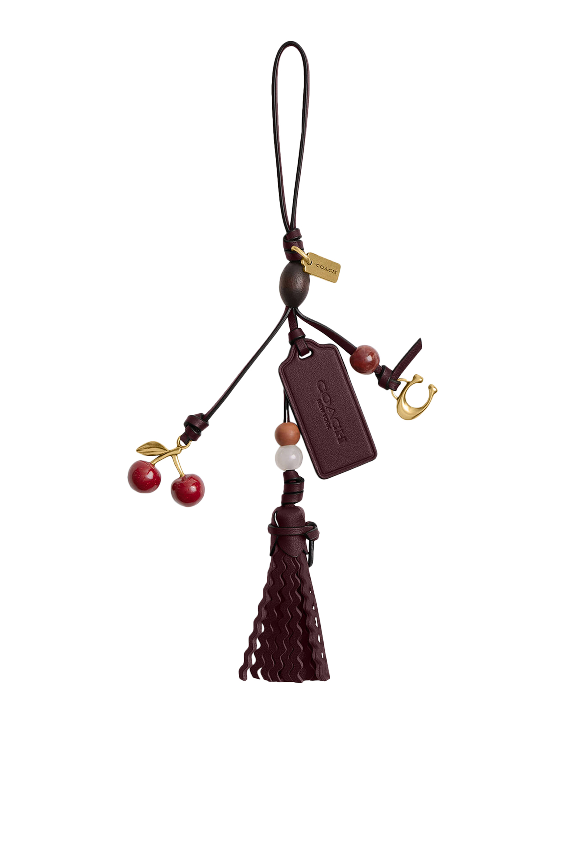 Cherry Heritage Leather Bag Charm