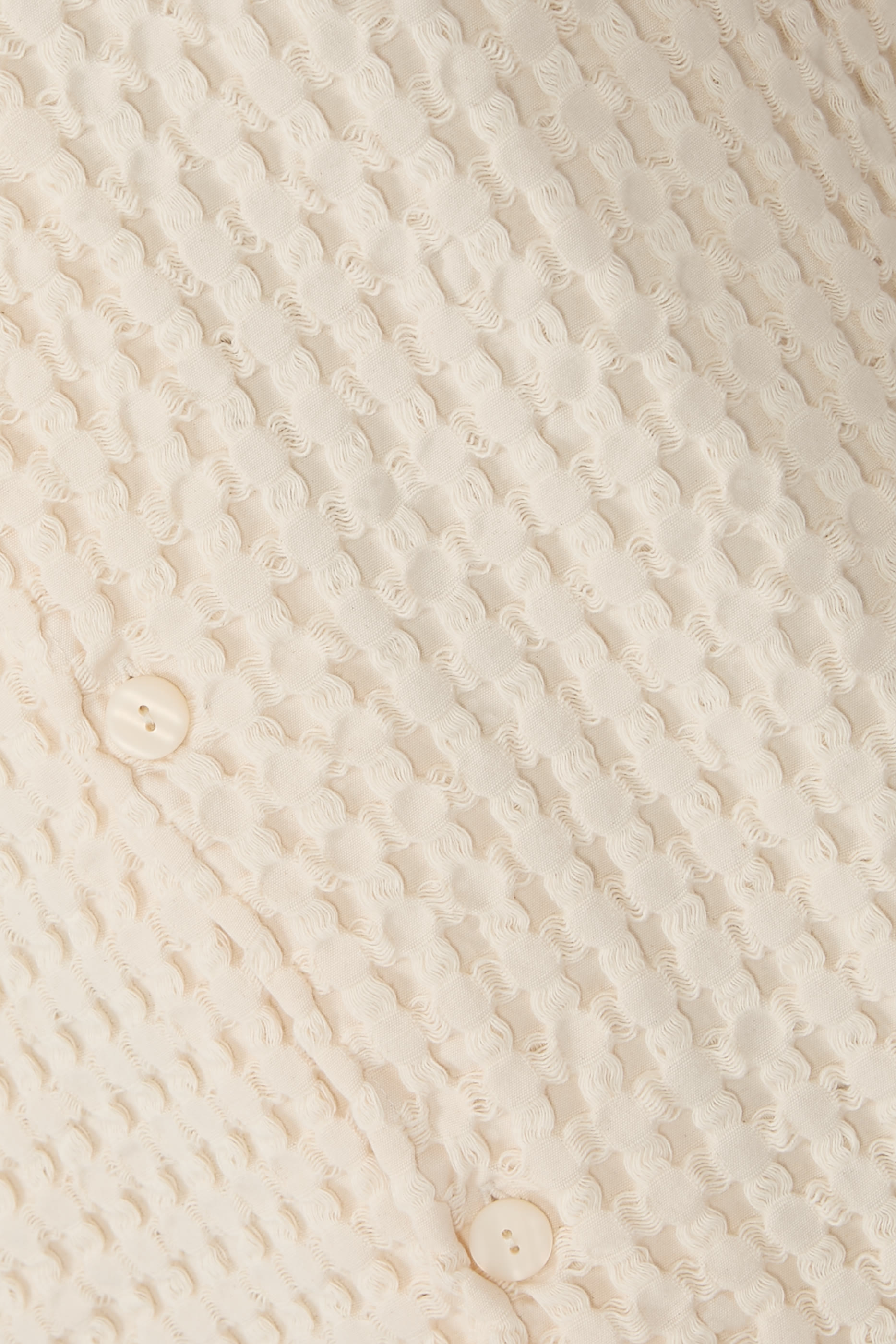 Ecru Cuba Waffle Shirt