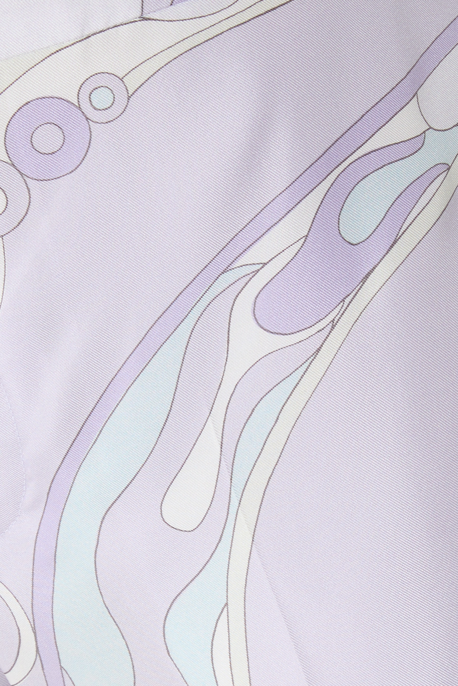 Orchidee Print Silk Pajama Trousers