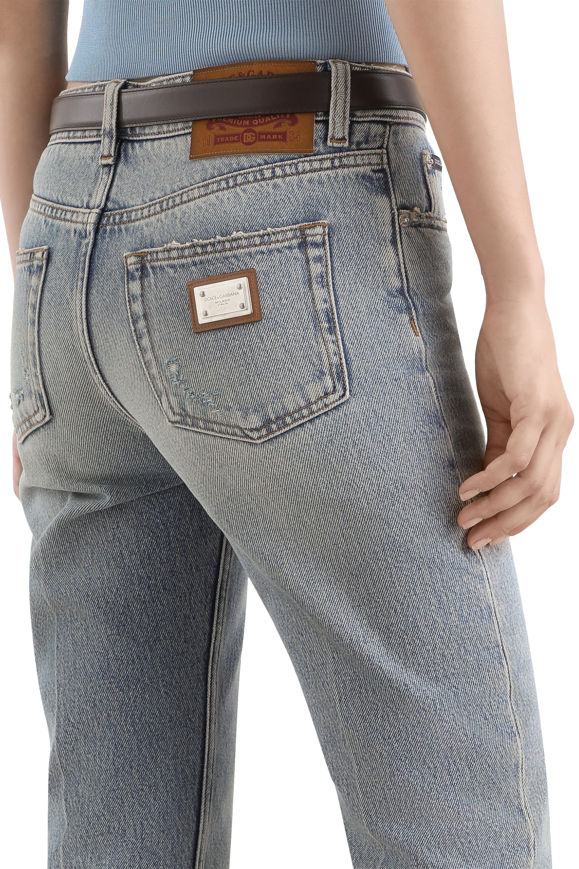 Logo Wide-Leg Jeans