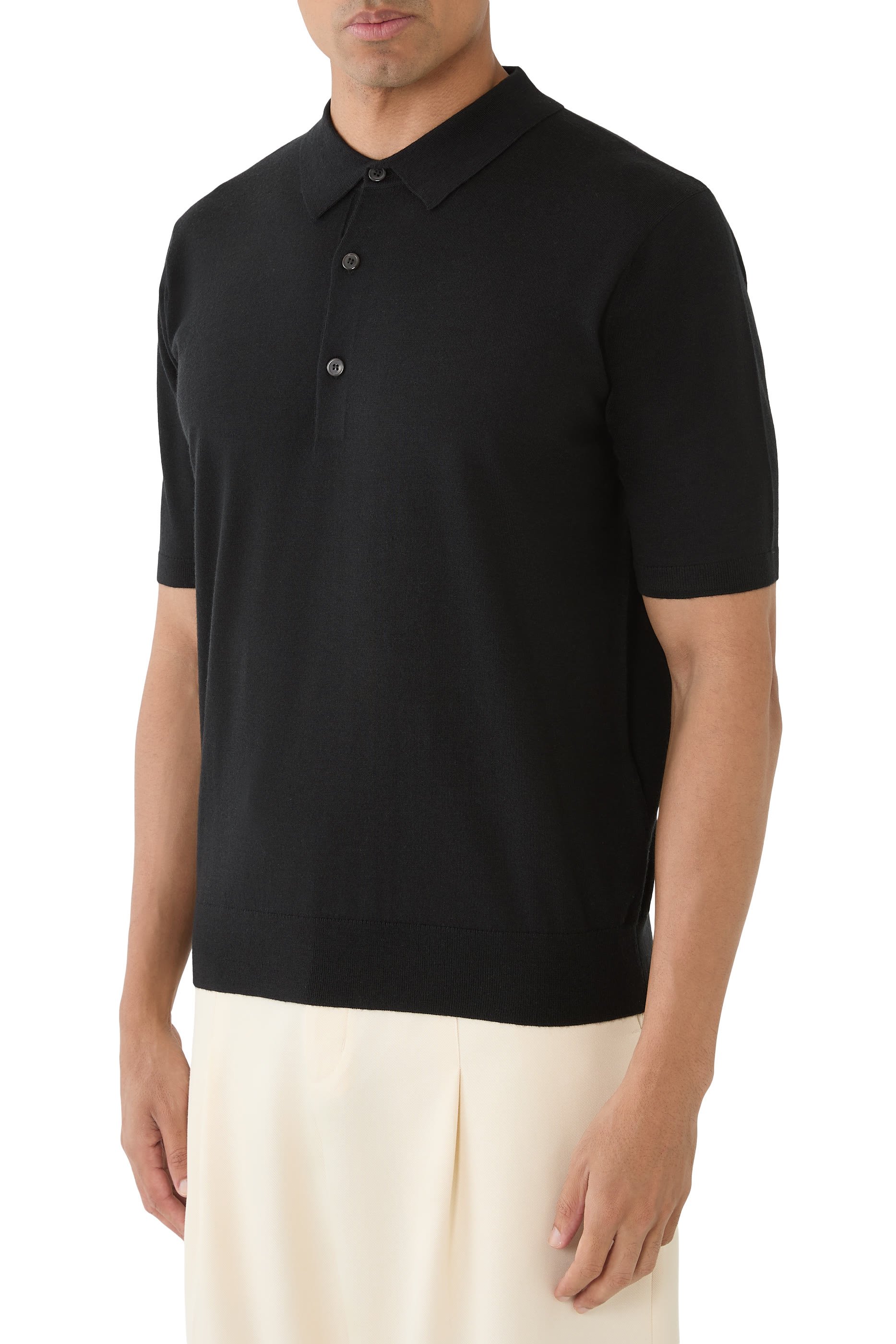 Merino Wool Polo Shirt