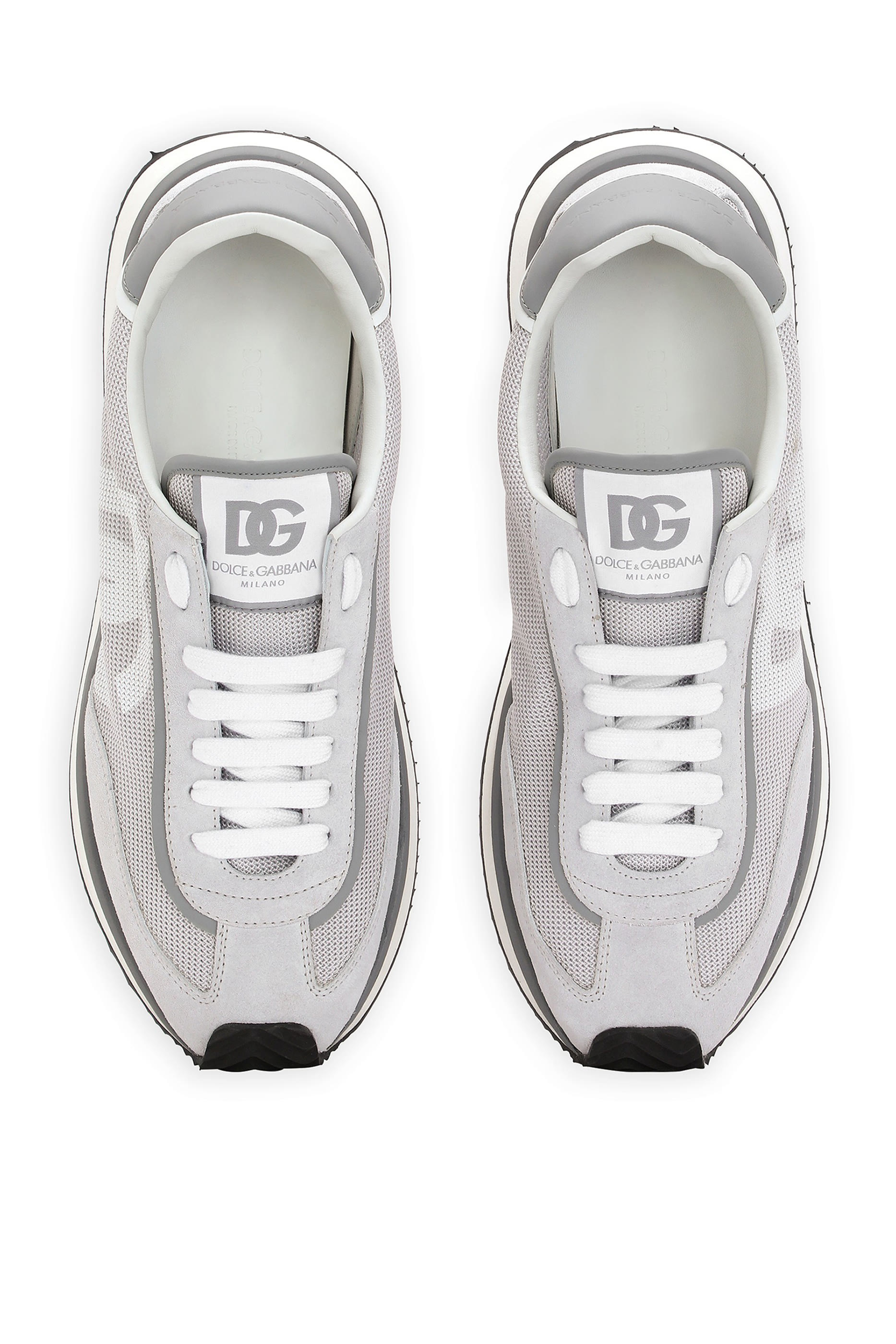 Mixed-Material DG Cushion Sneakers
