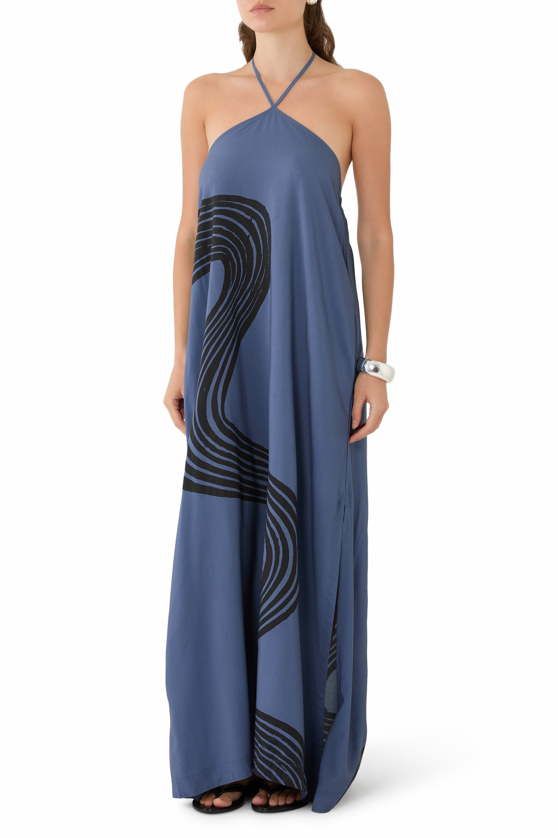  Gala Halterneck Maxi Dress
