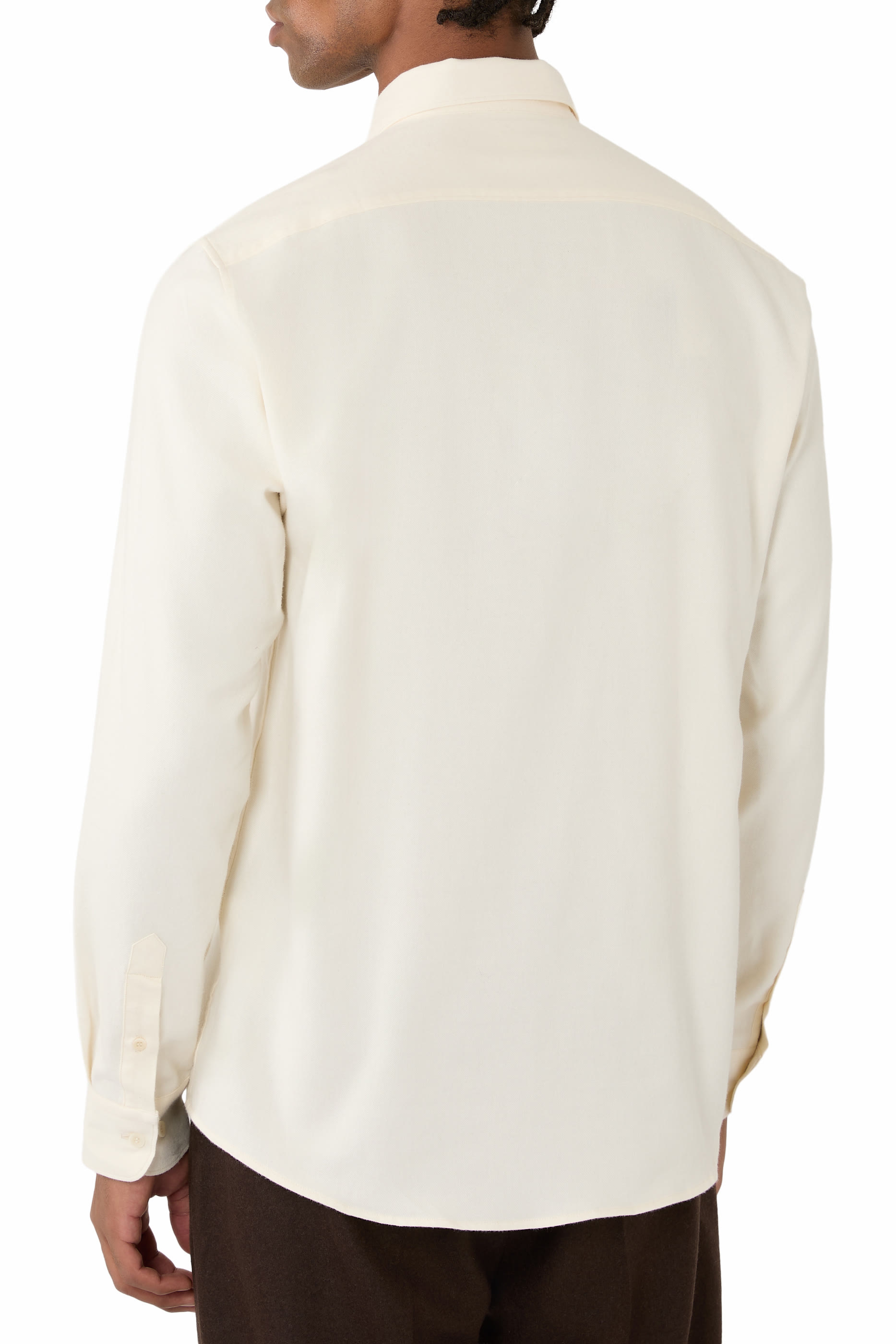 Brushed Cotton Flannel Shirt 