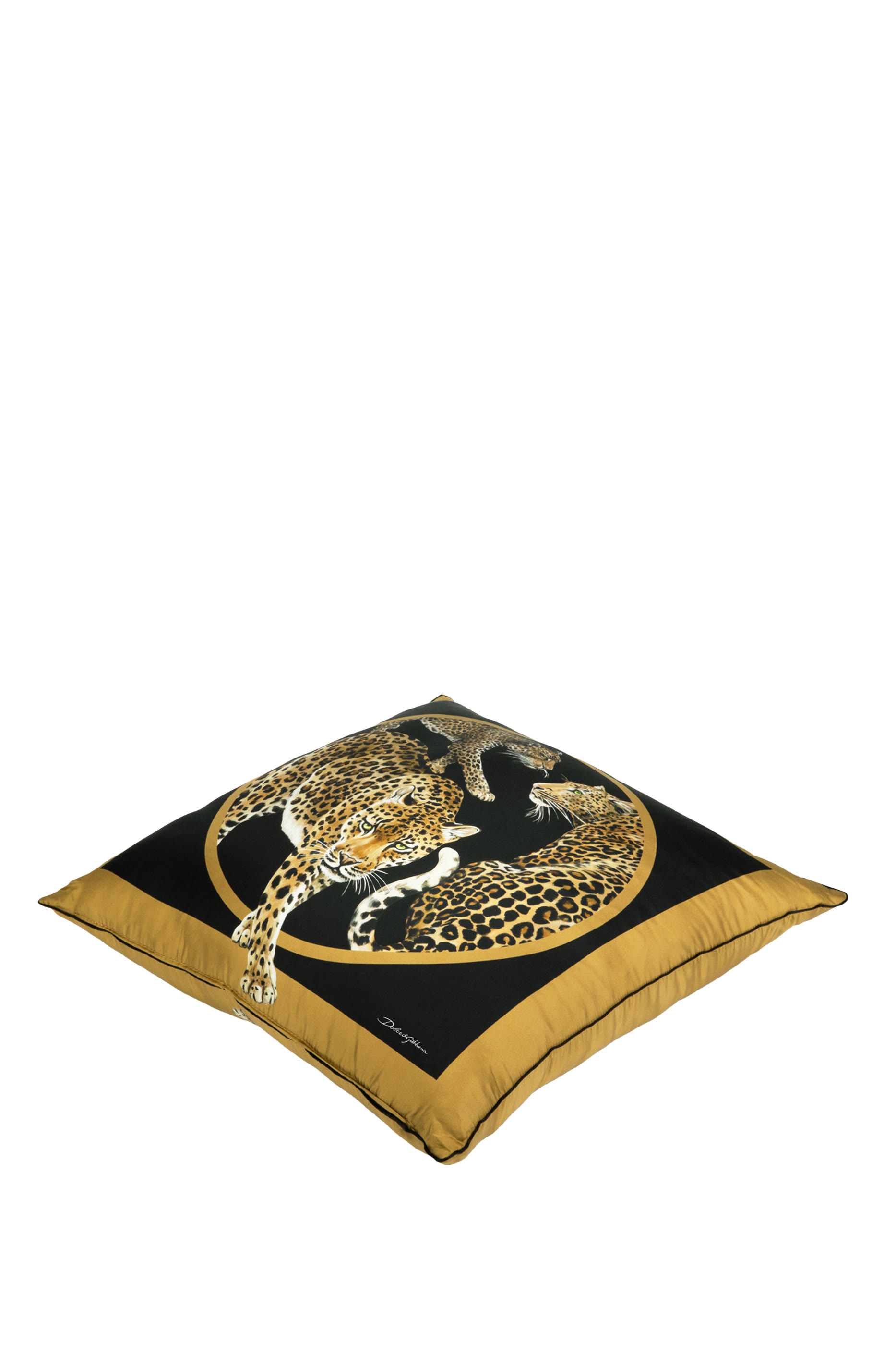 3 Leopardi Medium Silk Twill Cushion