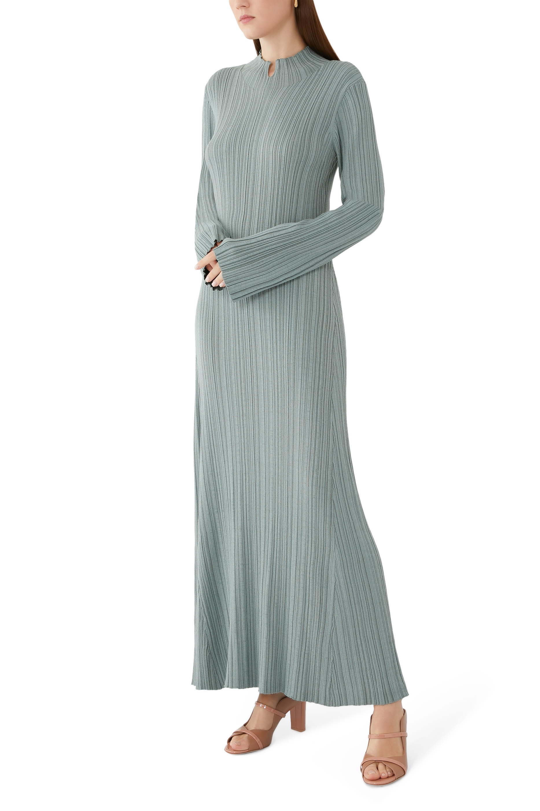 Norah 70 Leather Block Heel Mules