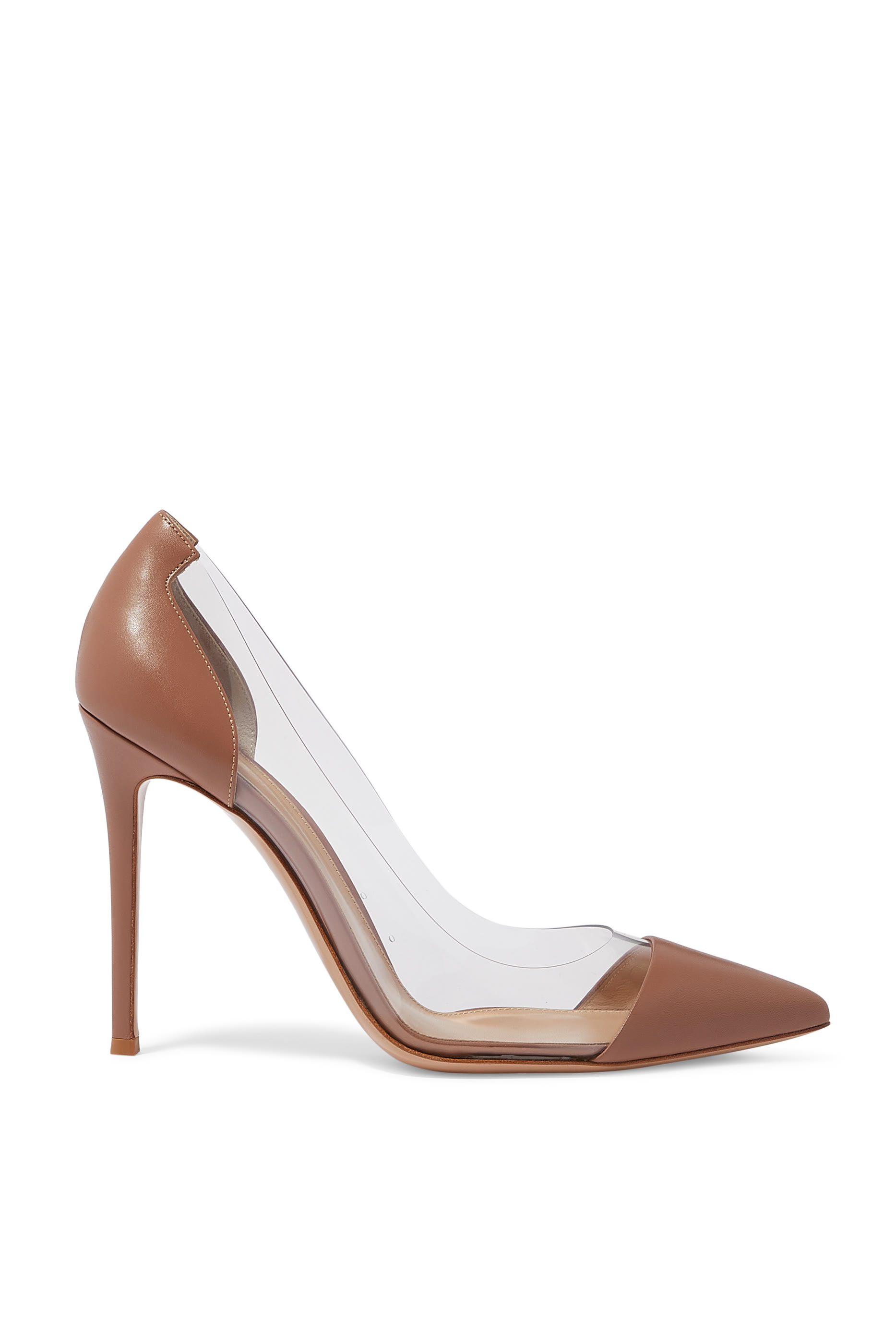 Leather & Plexi 105 Pumps