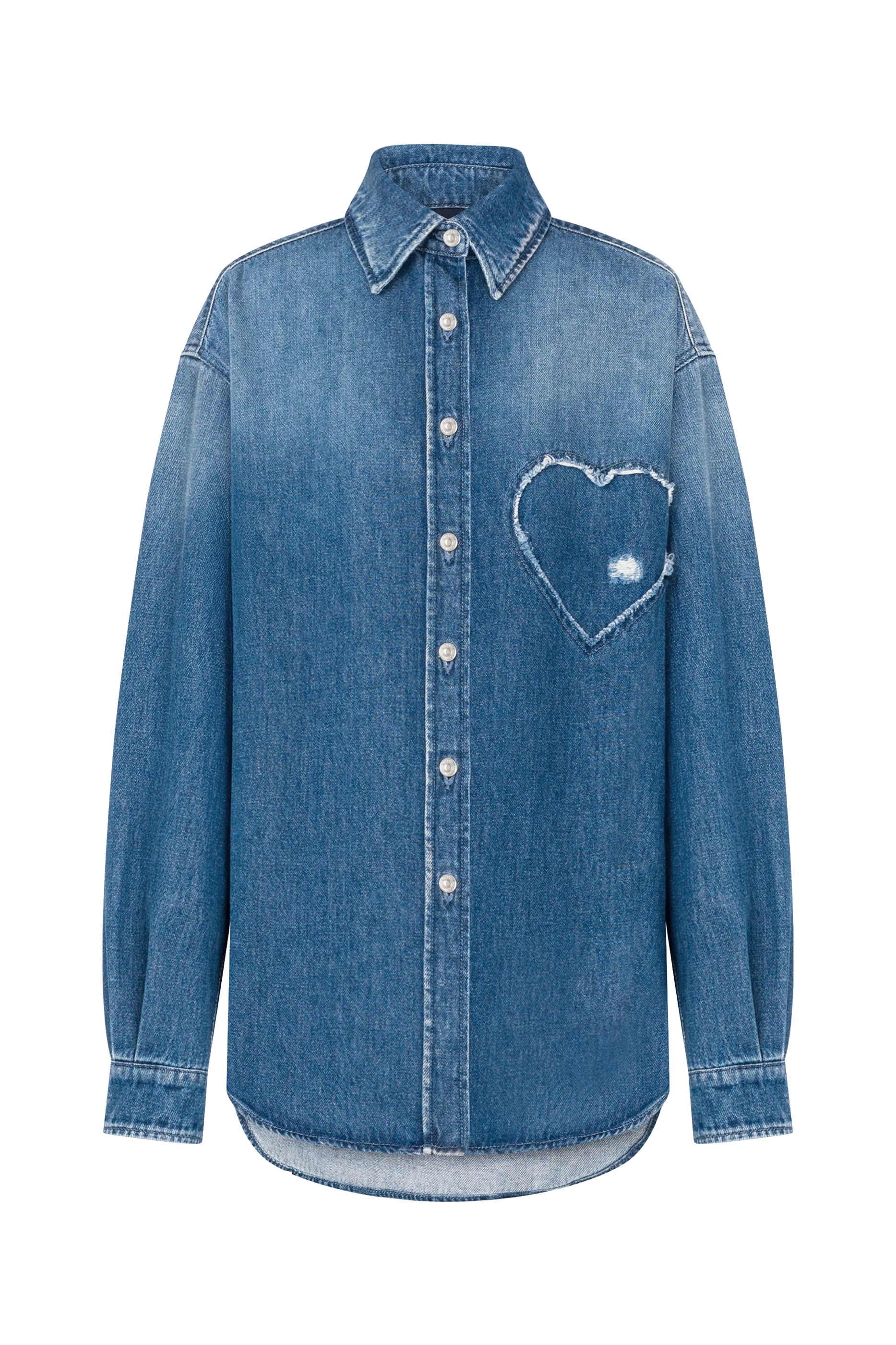 Heart Denim Shirt 