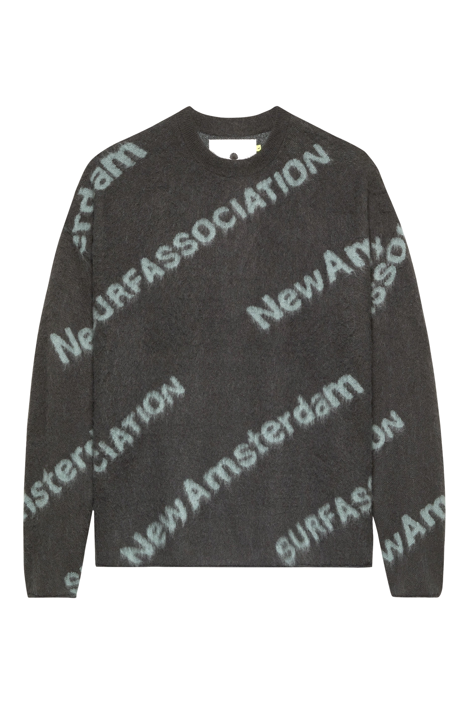 Jacquard Logo Knit Sweatshirt 