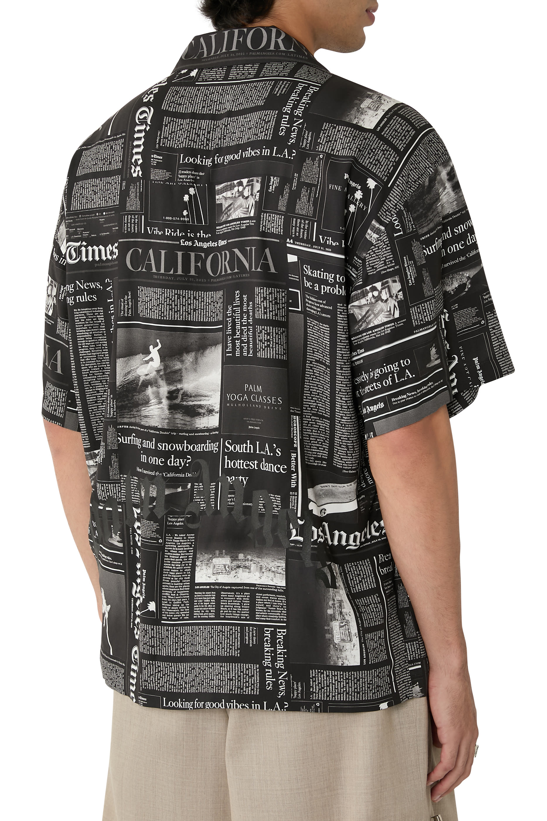 Newspaper-Print Shirt