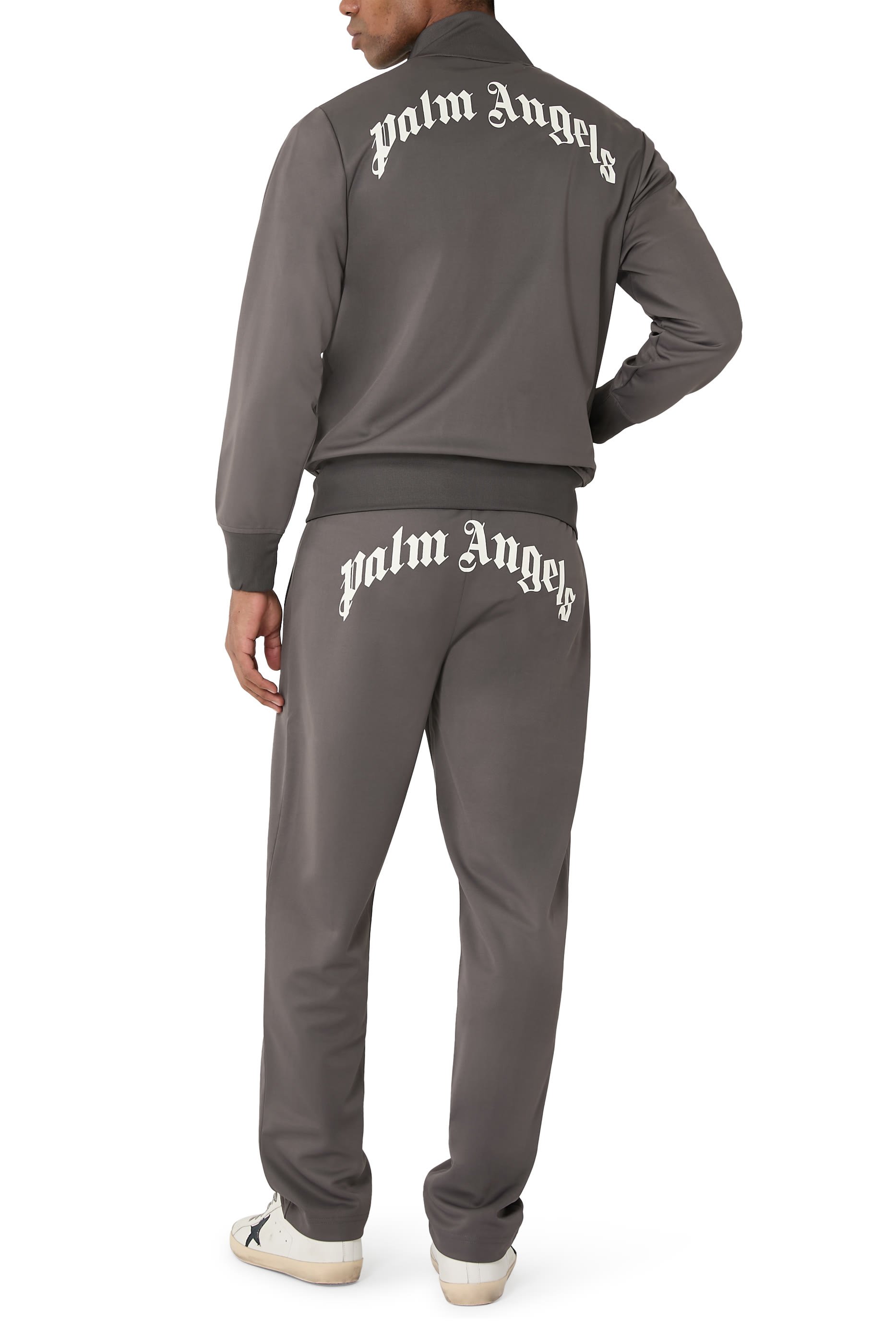 Back Curved Logo Track Jacket