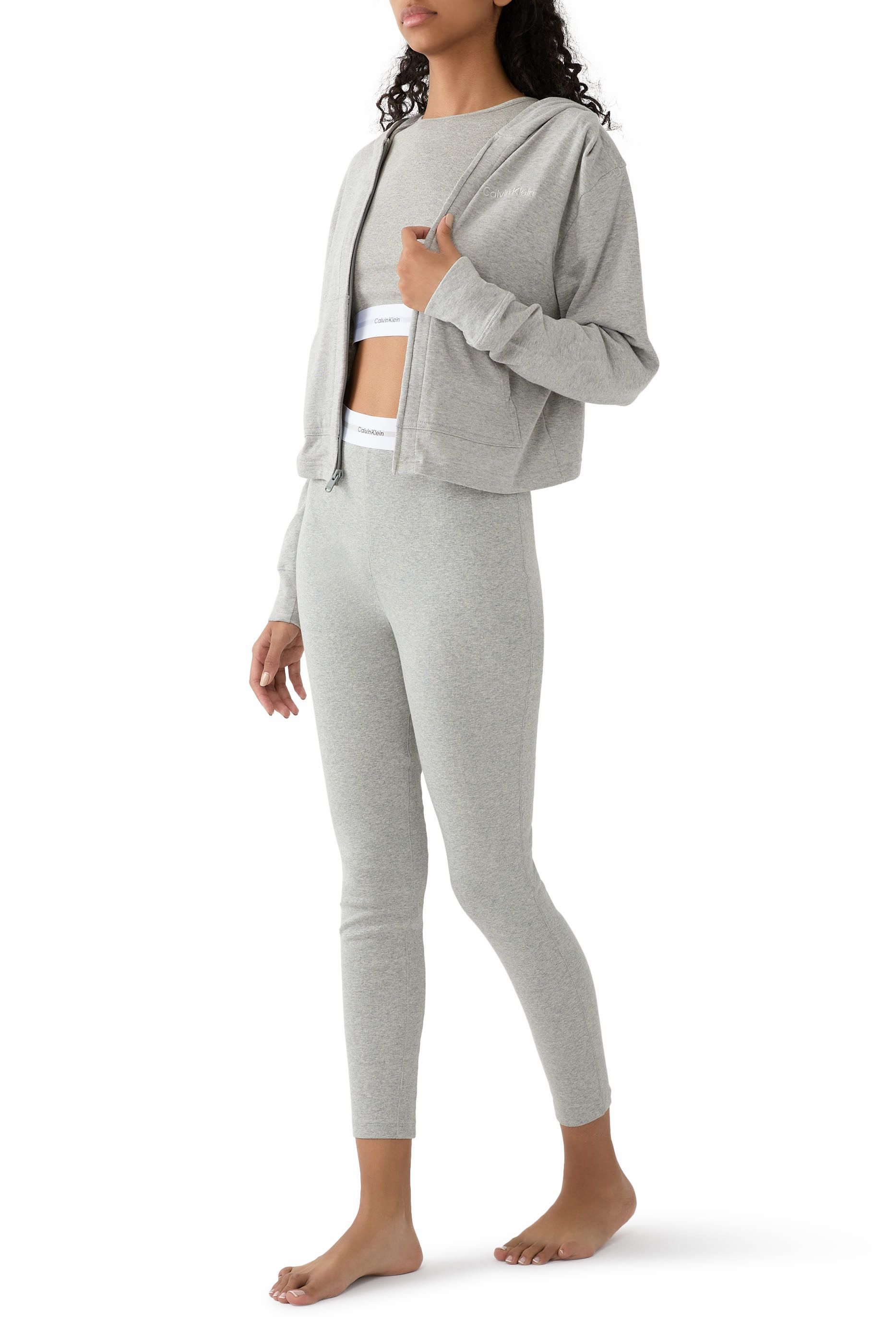  Icon Cotton Terry Zip Sleep Hoodie