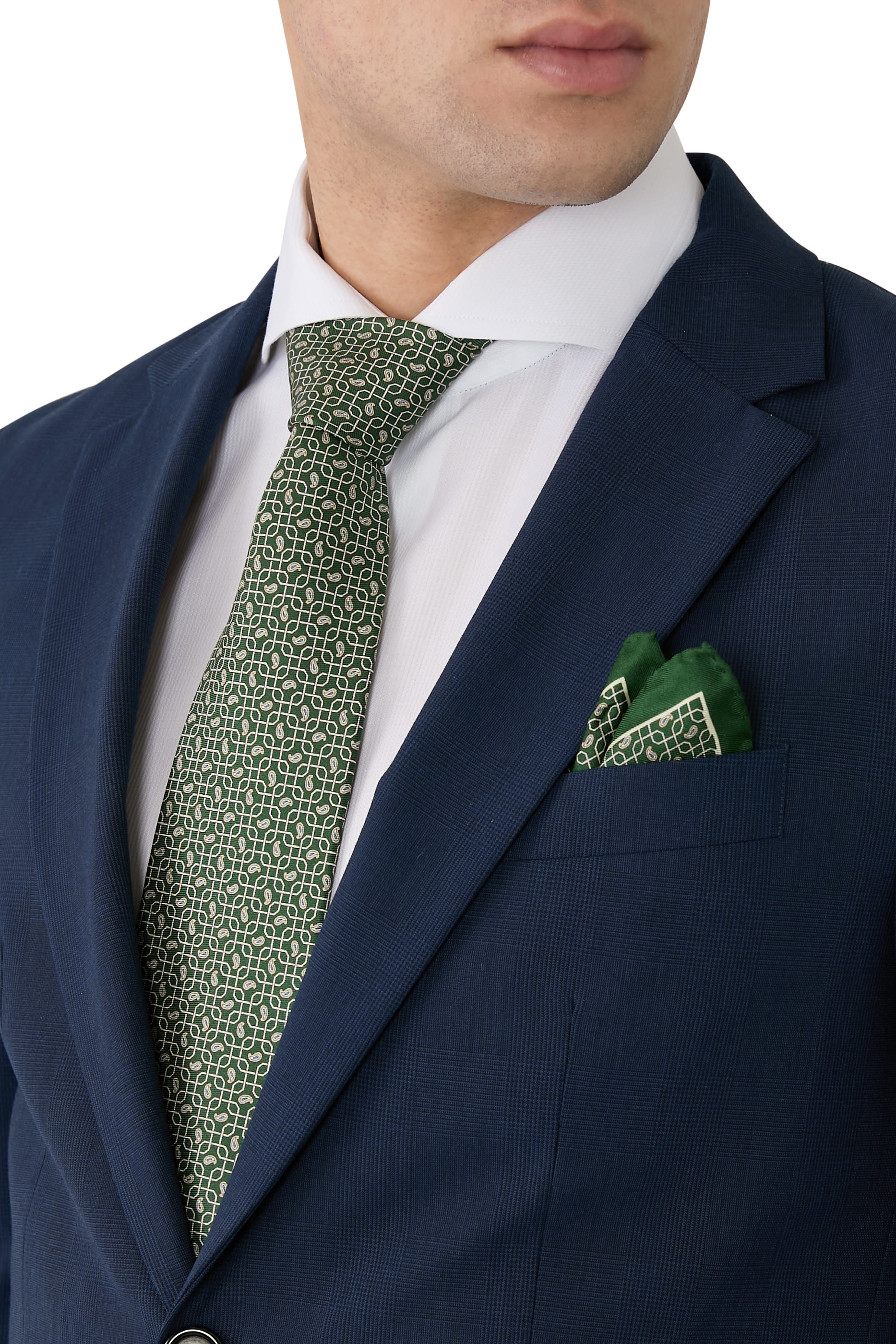 Paisley Print Silk Tie