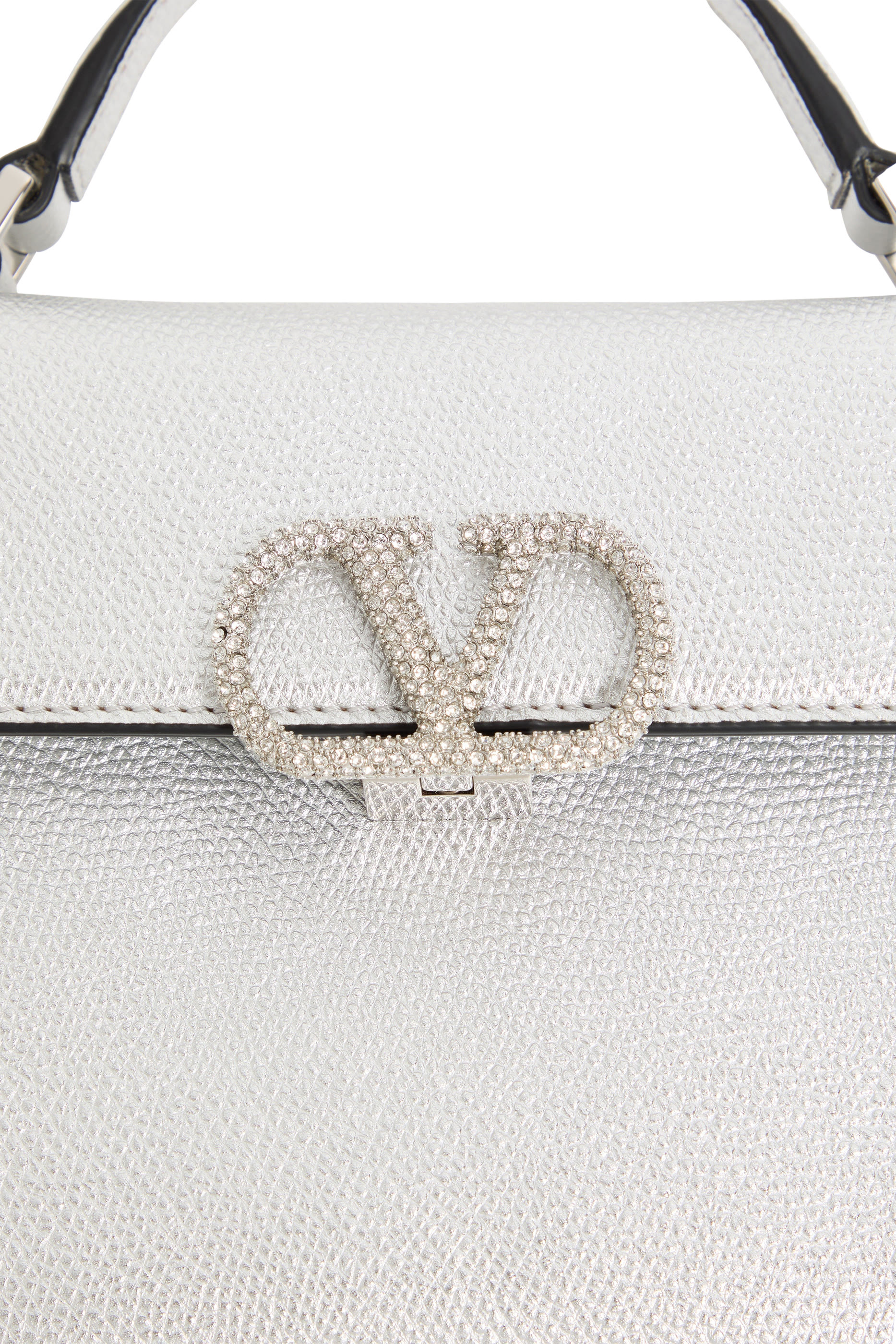 VLogo Crystal Mini Top-Handle Bag