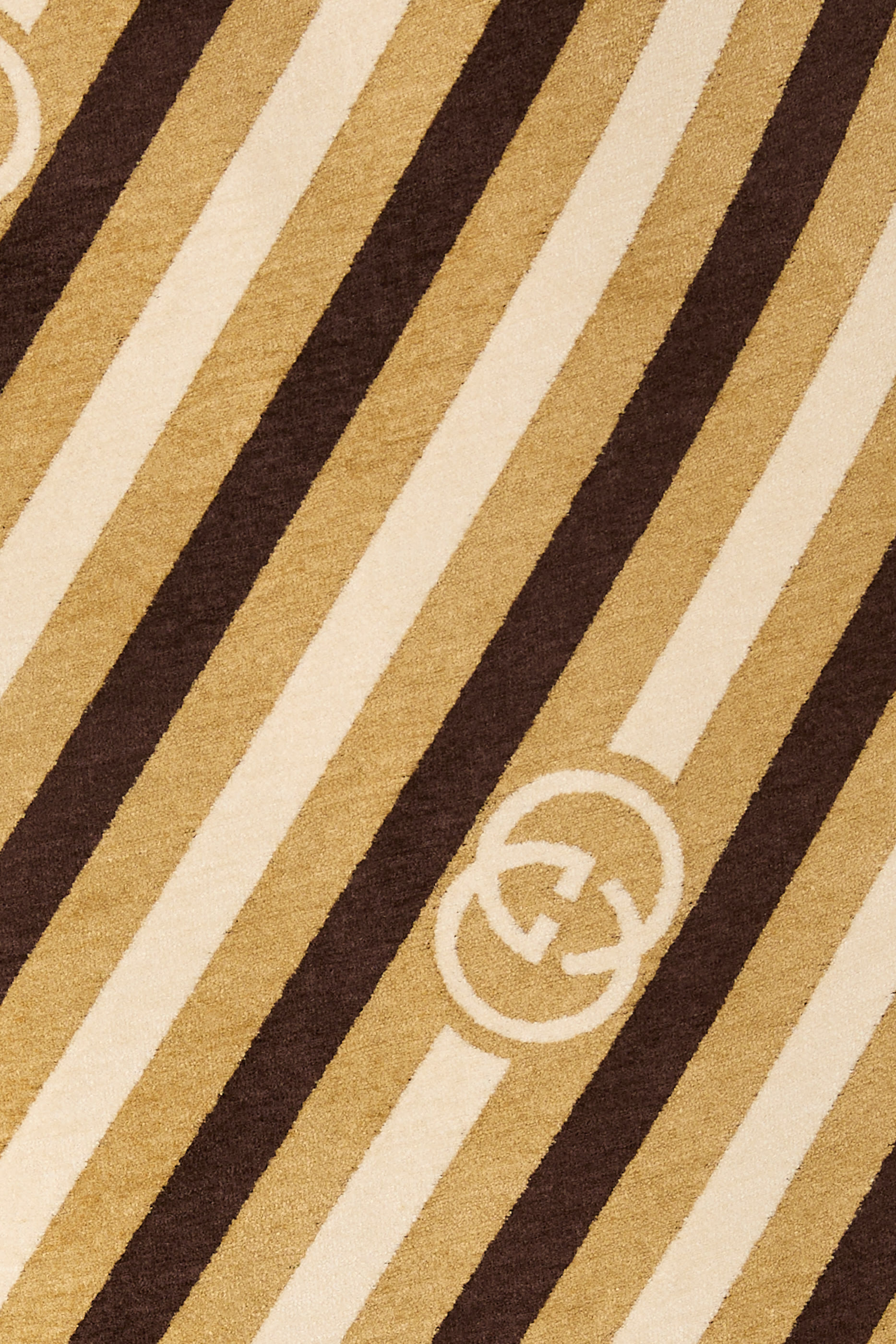  Diagonal GG Velvet Chenille Midi Skirt 