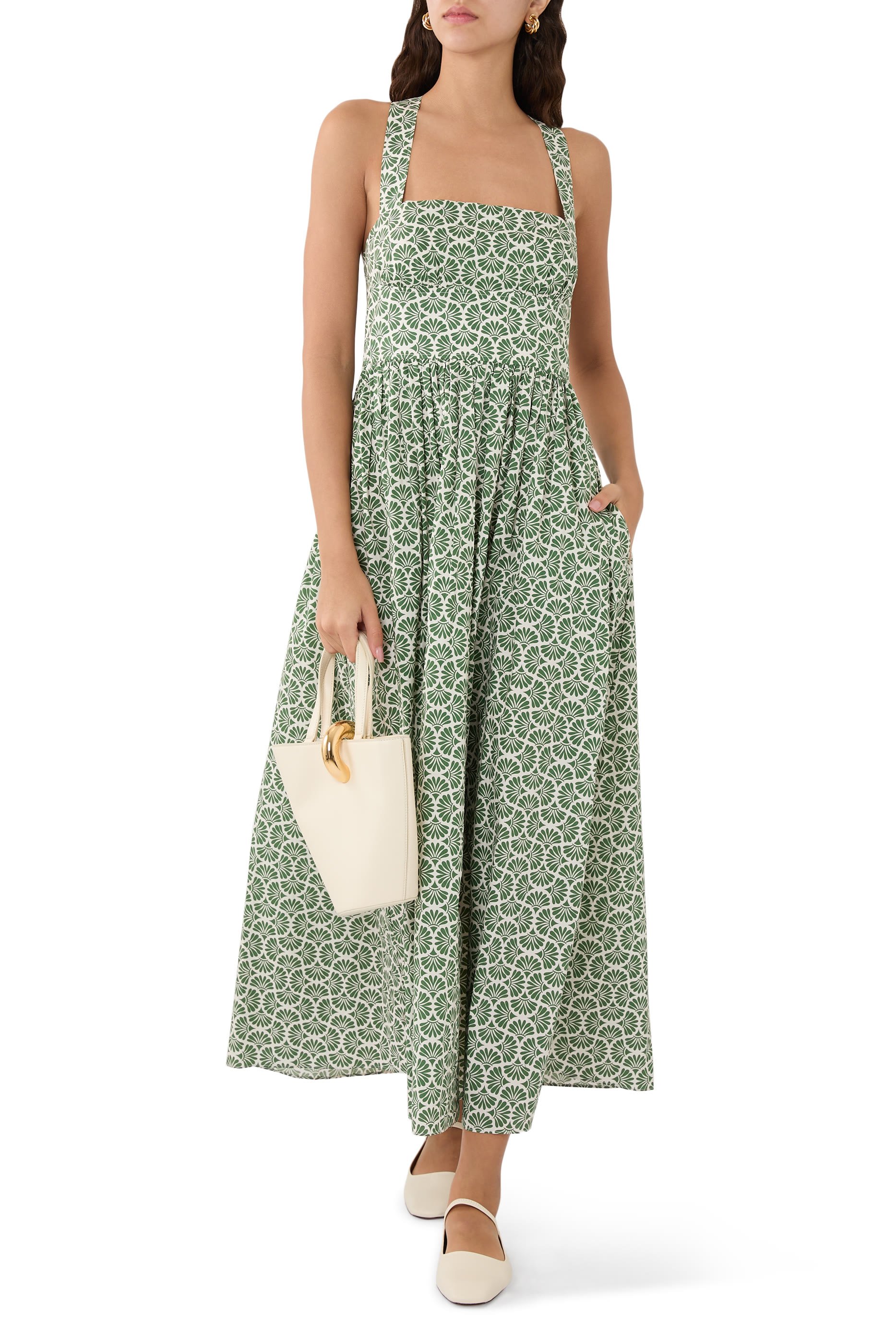 Crossback Midi Dress