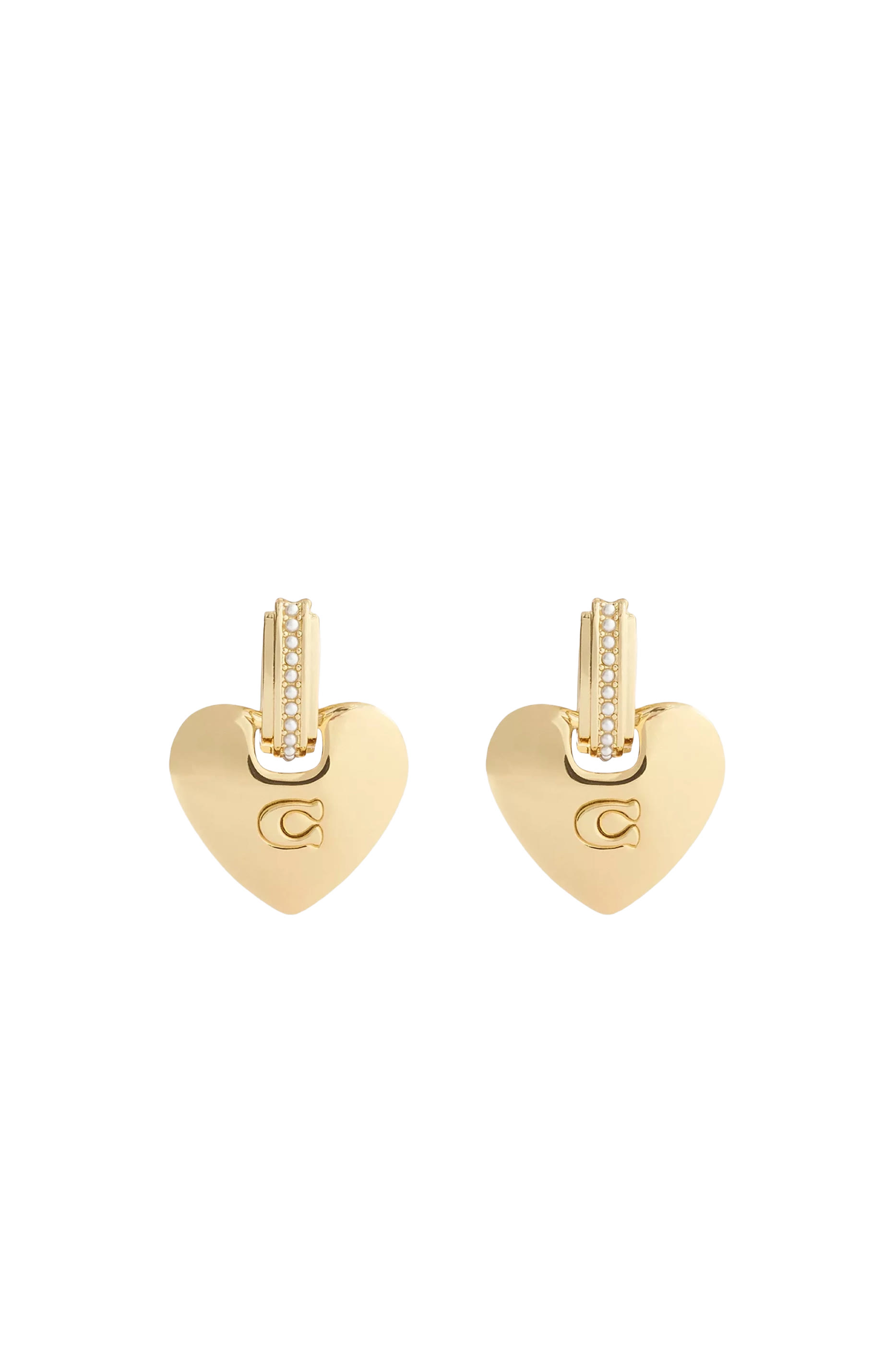Puffy Heart Drop Earrings 