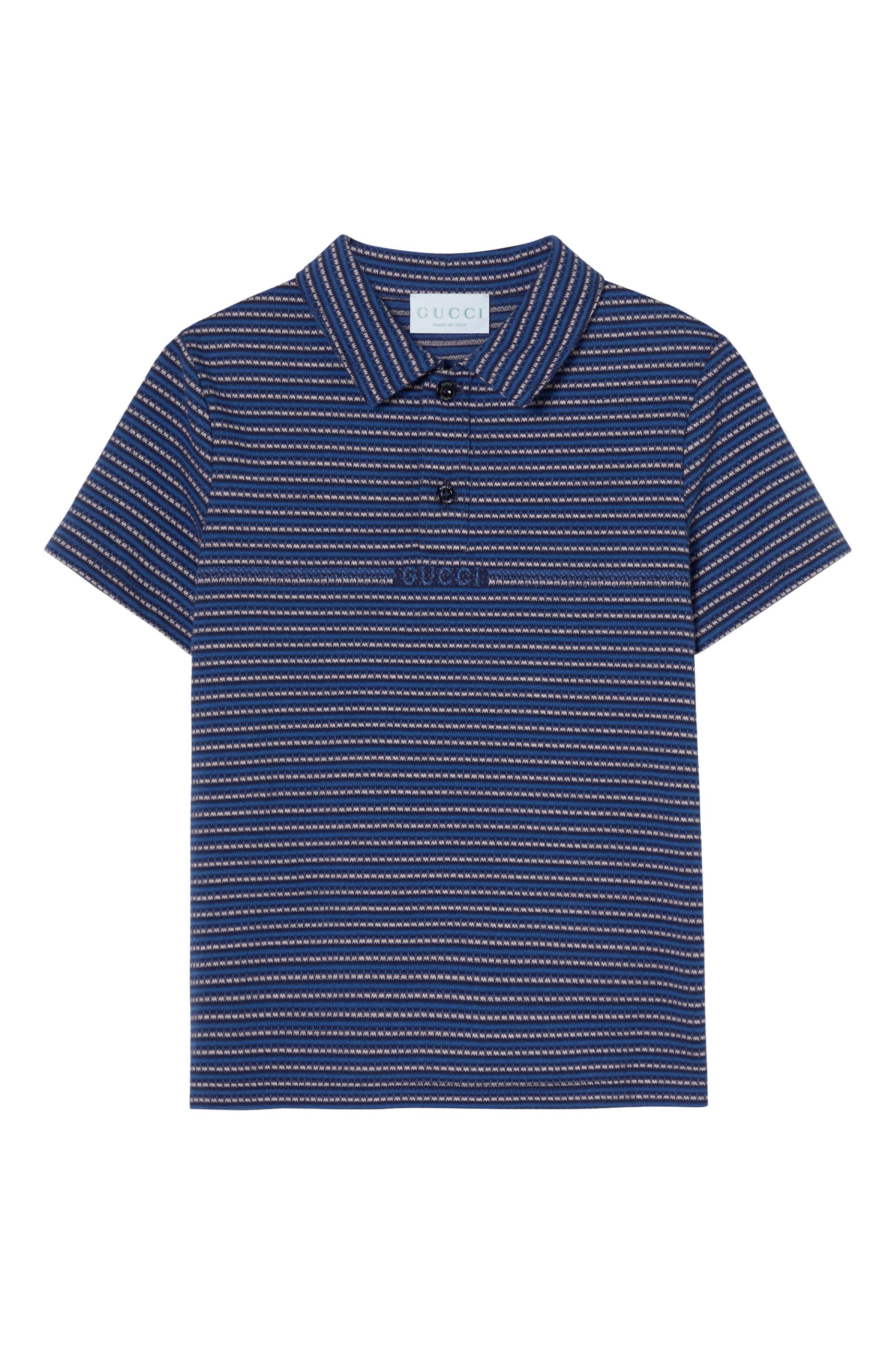 Kids Cotton Jersey Polo Shirt 