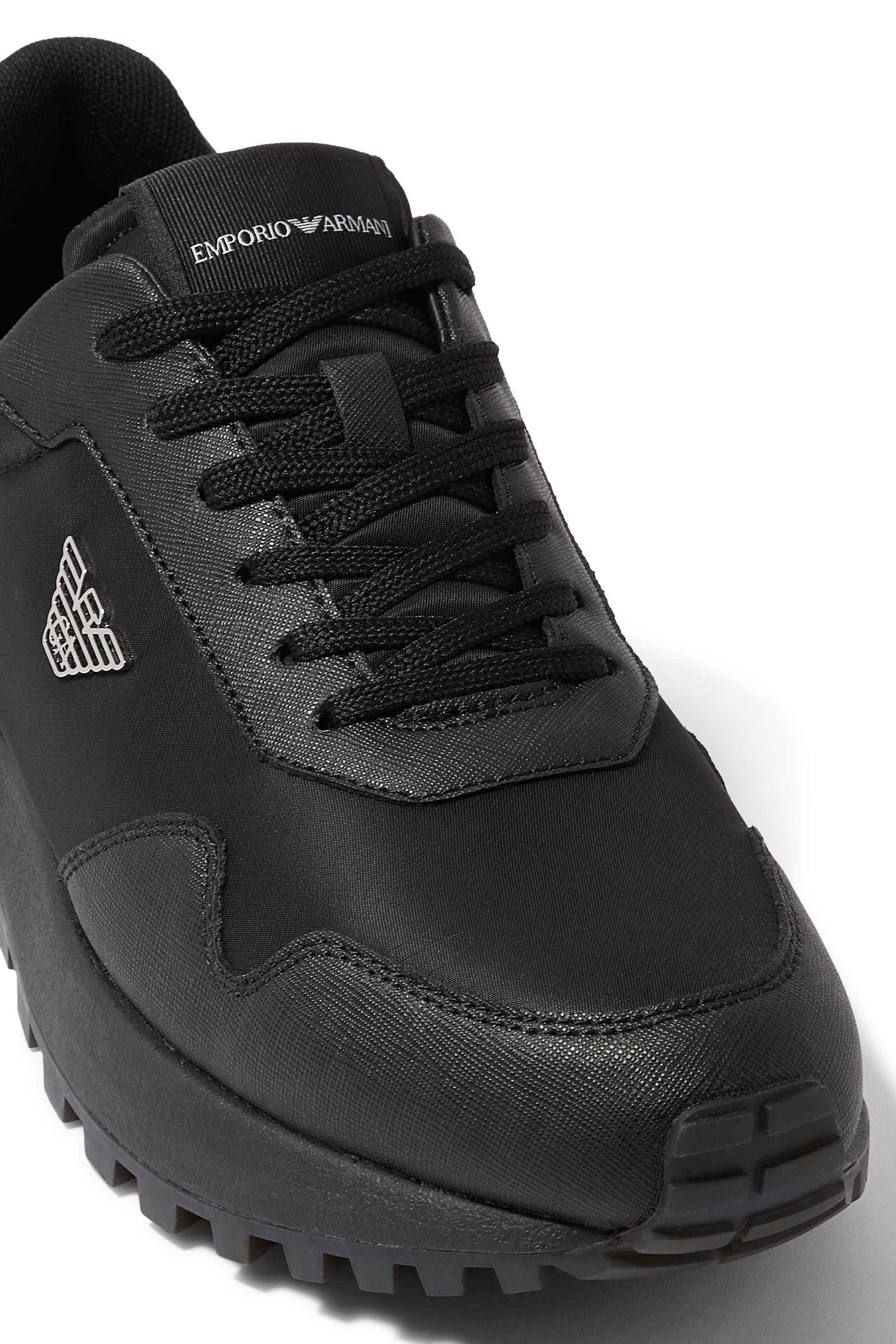 Micro Metal Logo Sneakers