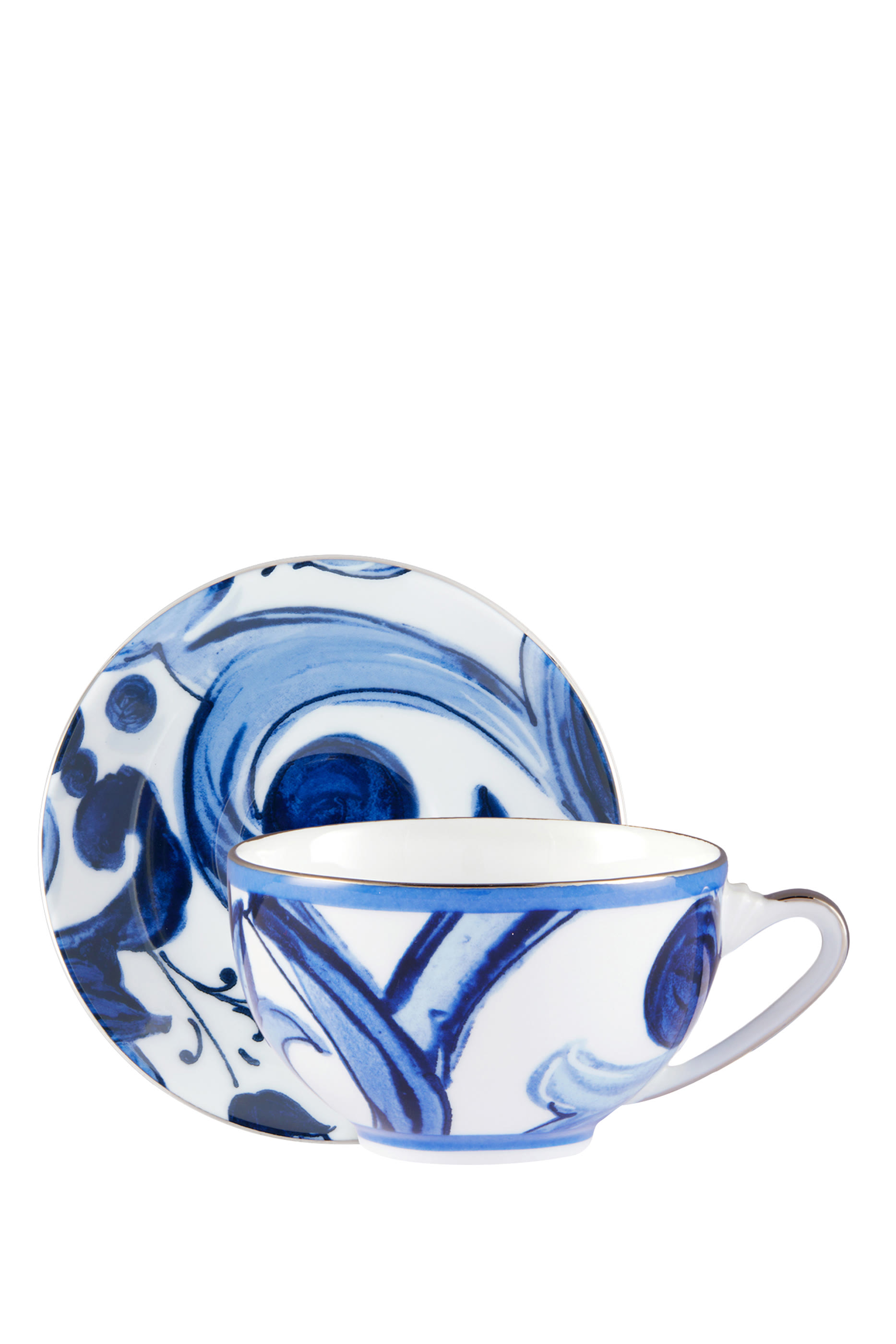 Blu Mediterraneo Tea Cup & Saucer Set