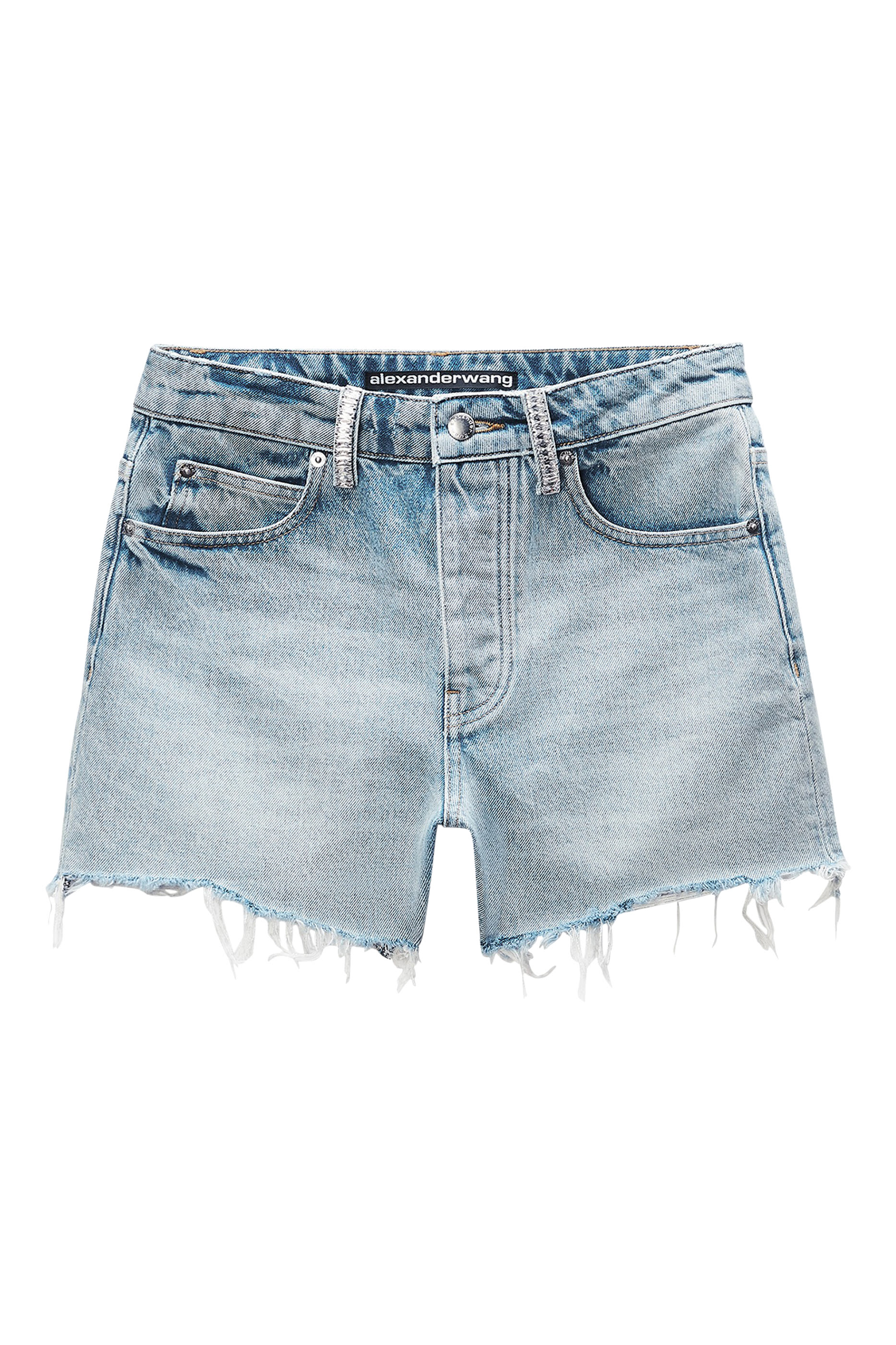 Relaxed-Fit Crystal Hotfix Shorts