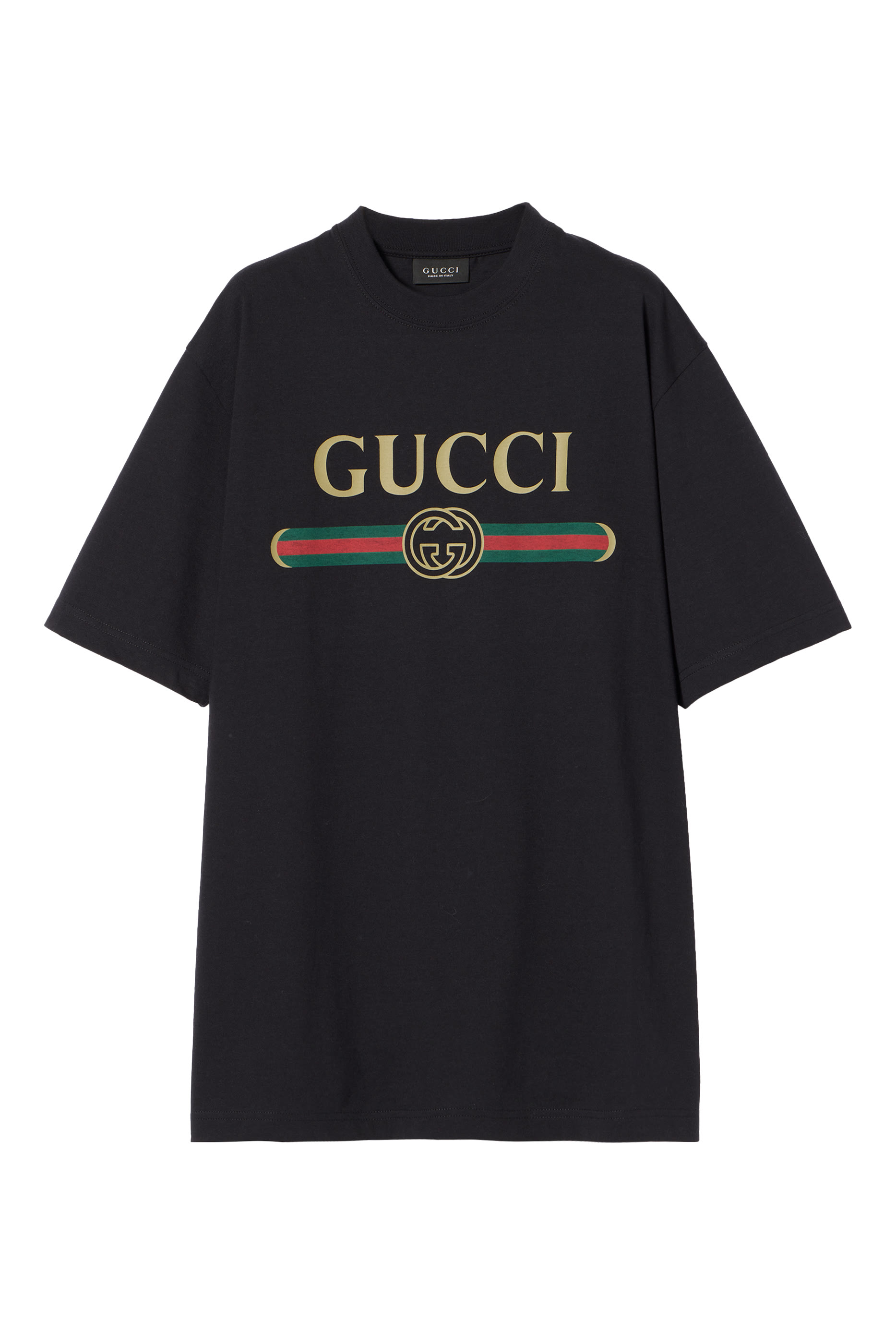  Logo Cotton Jersey & Silk T-Shirt