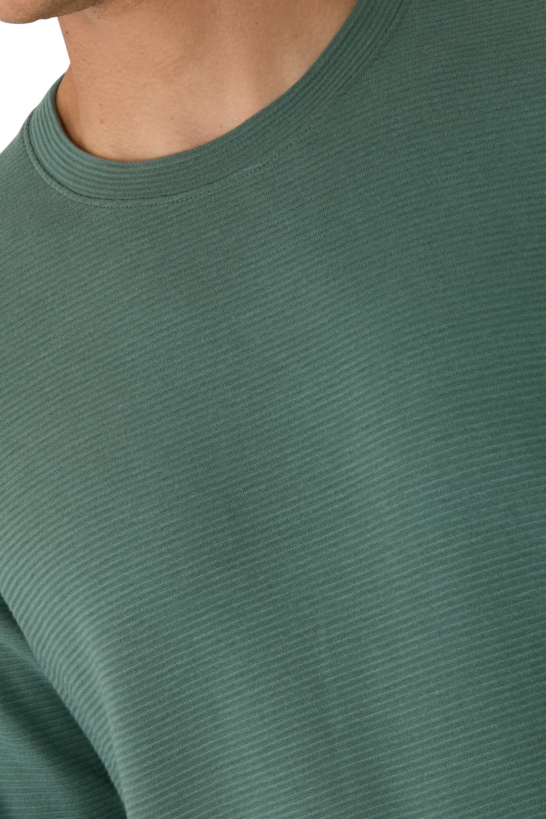  Delroy Long-Sleeve T-Shirt in Studio Knit Jacquard