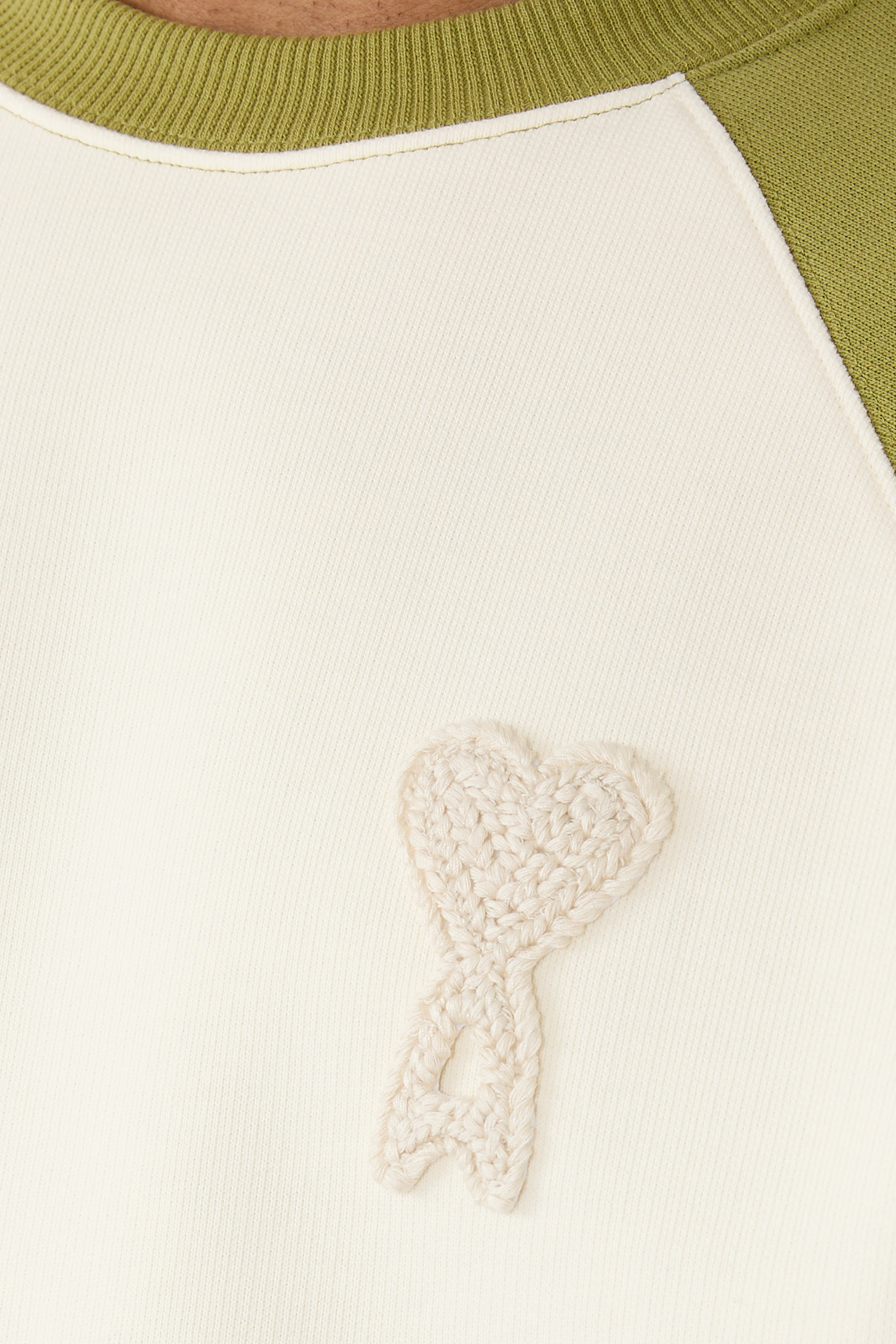 Cotton Knitted Ami De Coeur Sweatshirt