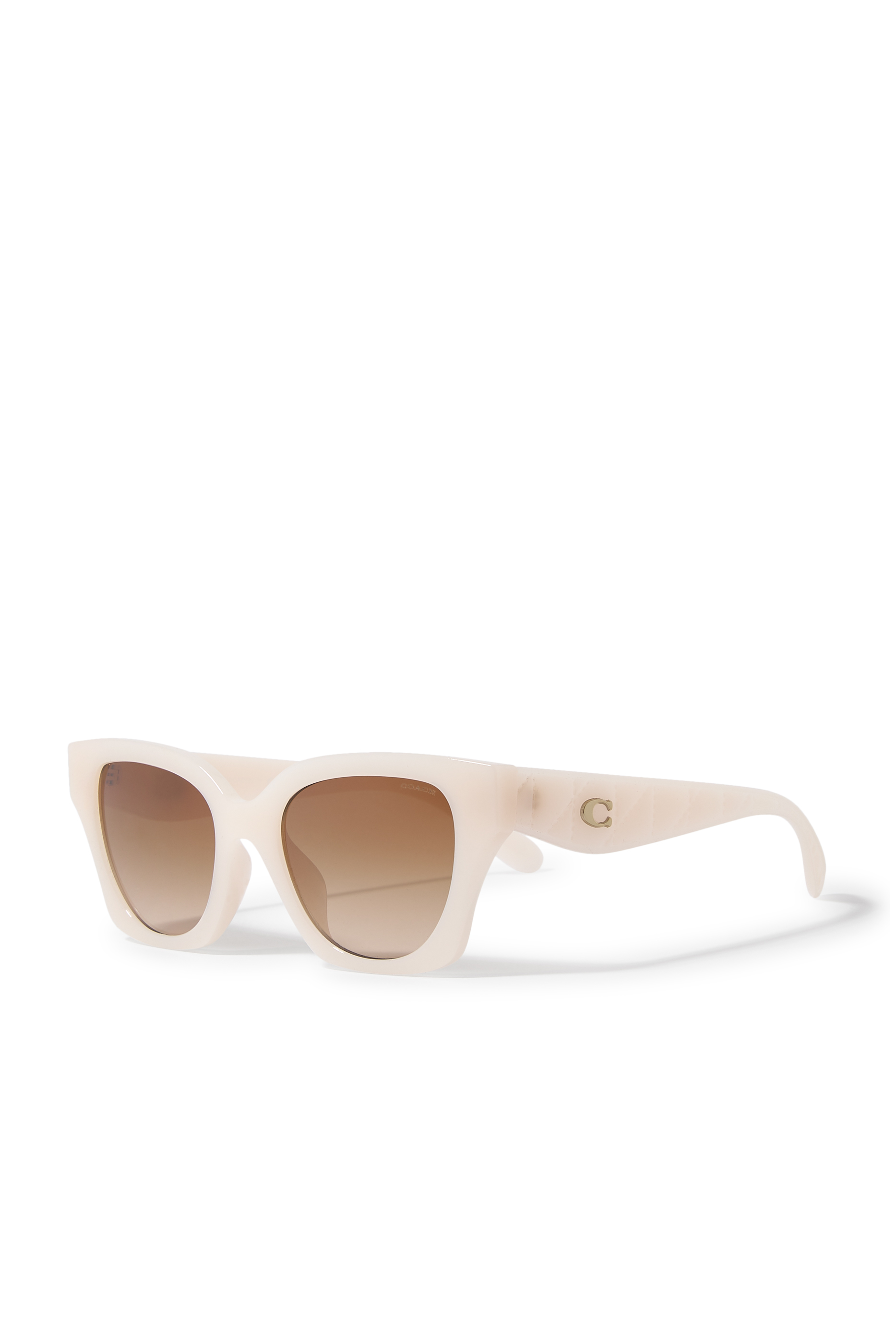 Quilted Tabby D-Frame Sunglasses