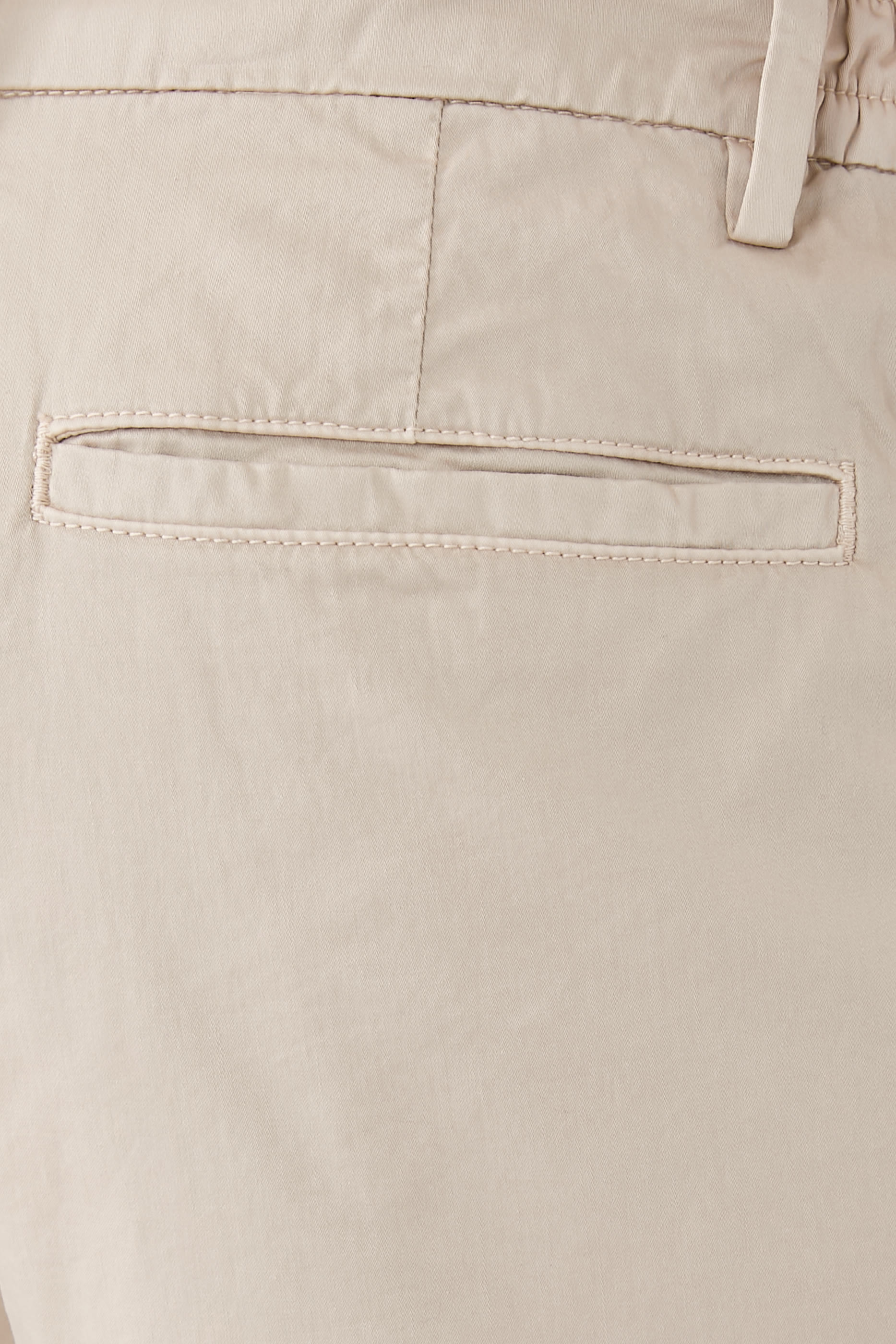 Drawstring Waist Chino Bermuda Shorts