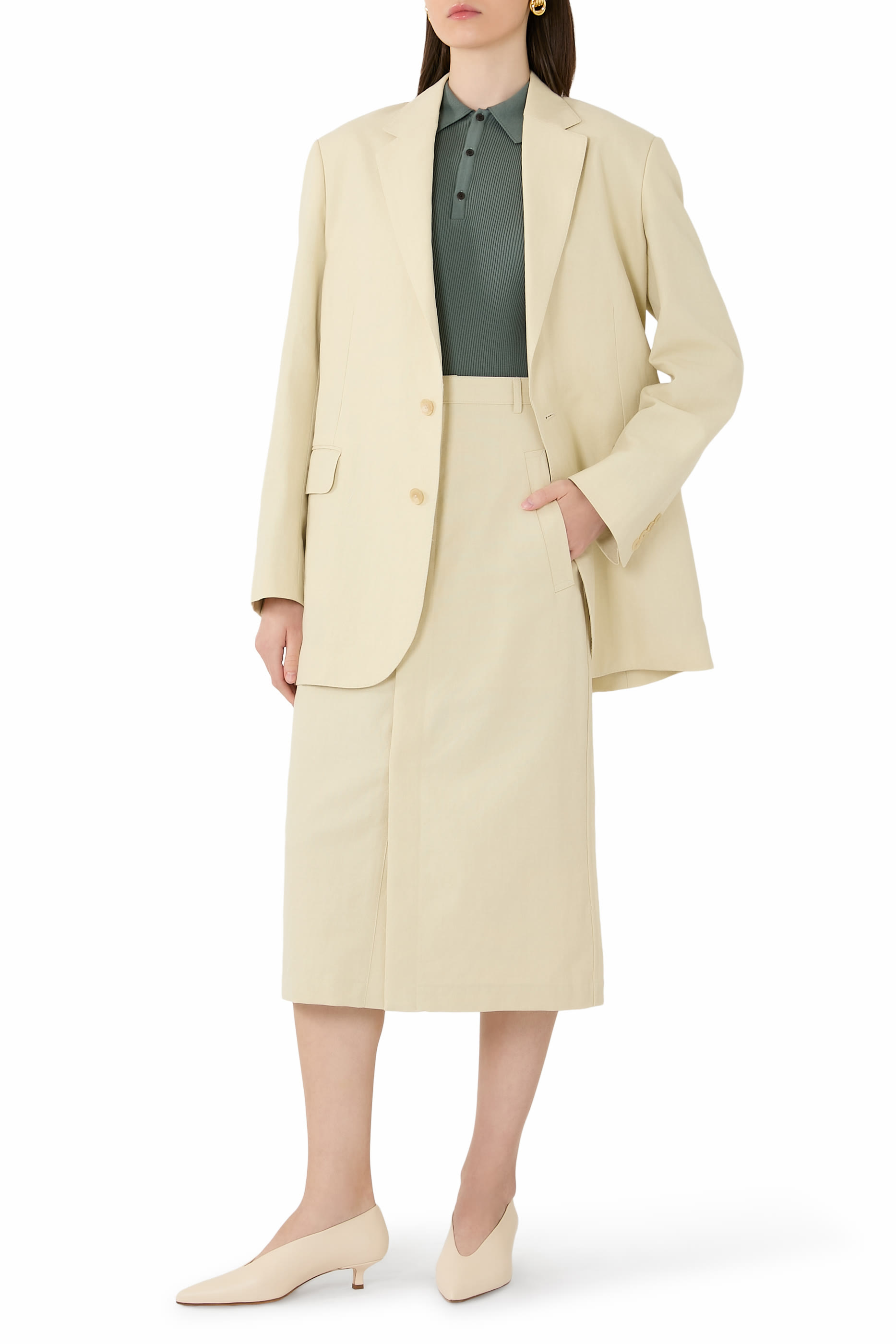 Wool Cotton Linen Ox Jacket 