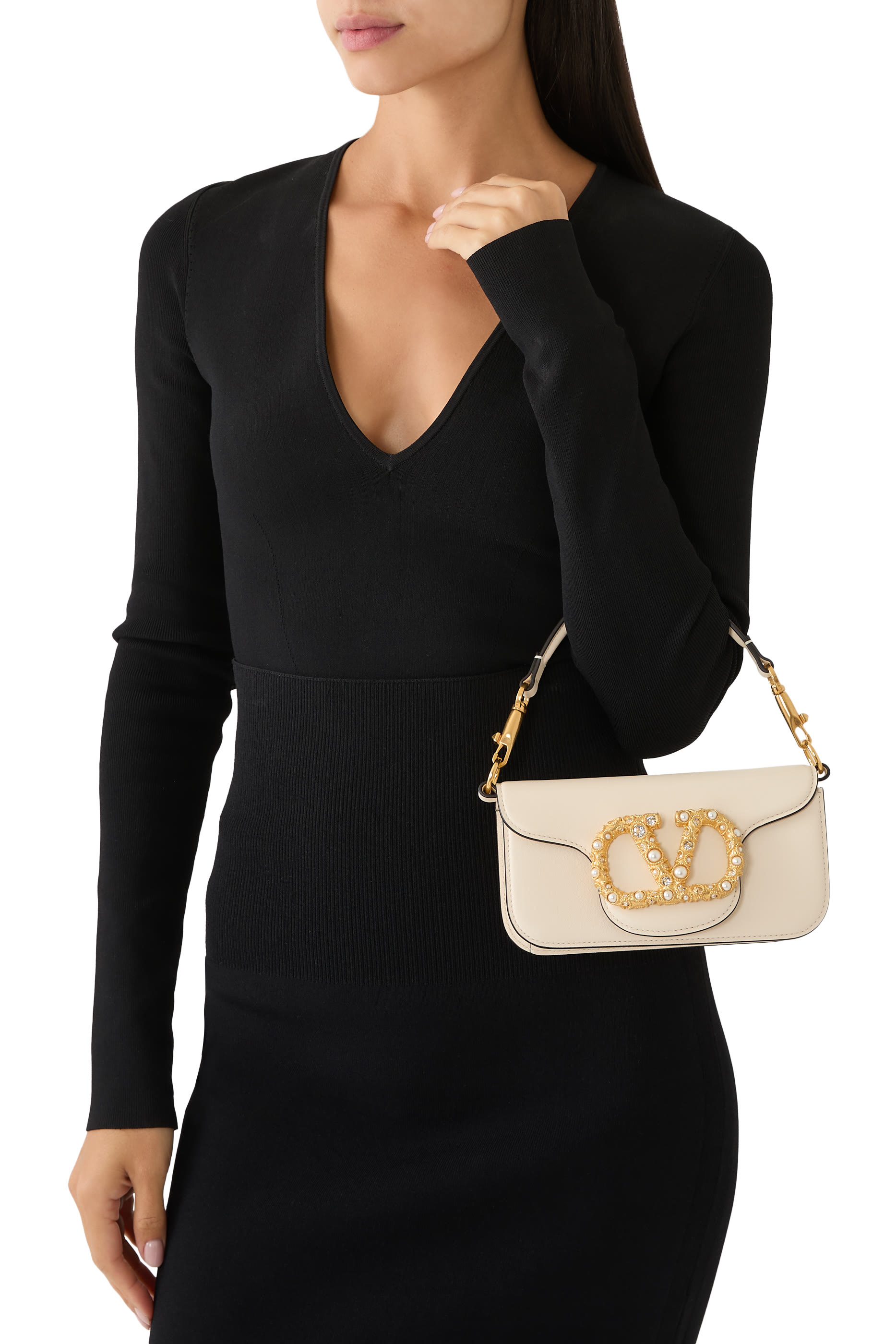 Loc&ograve; Jewel Logo Small Shoulder Bag