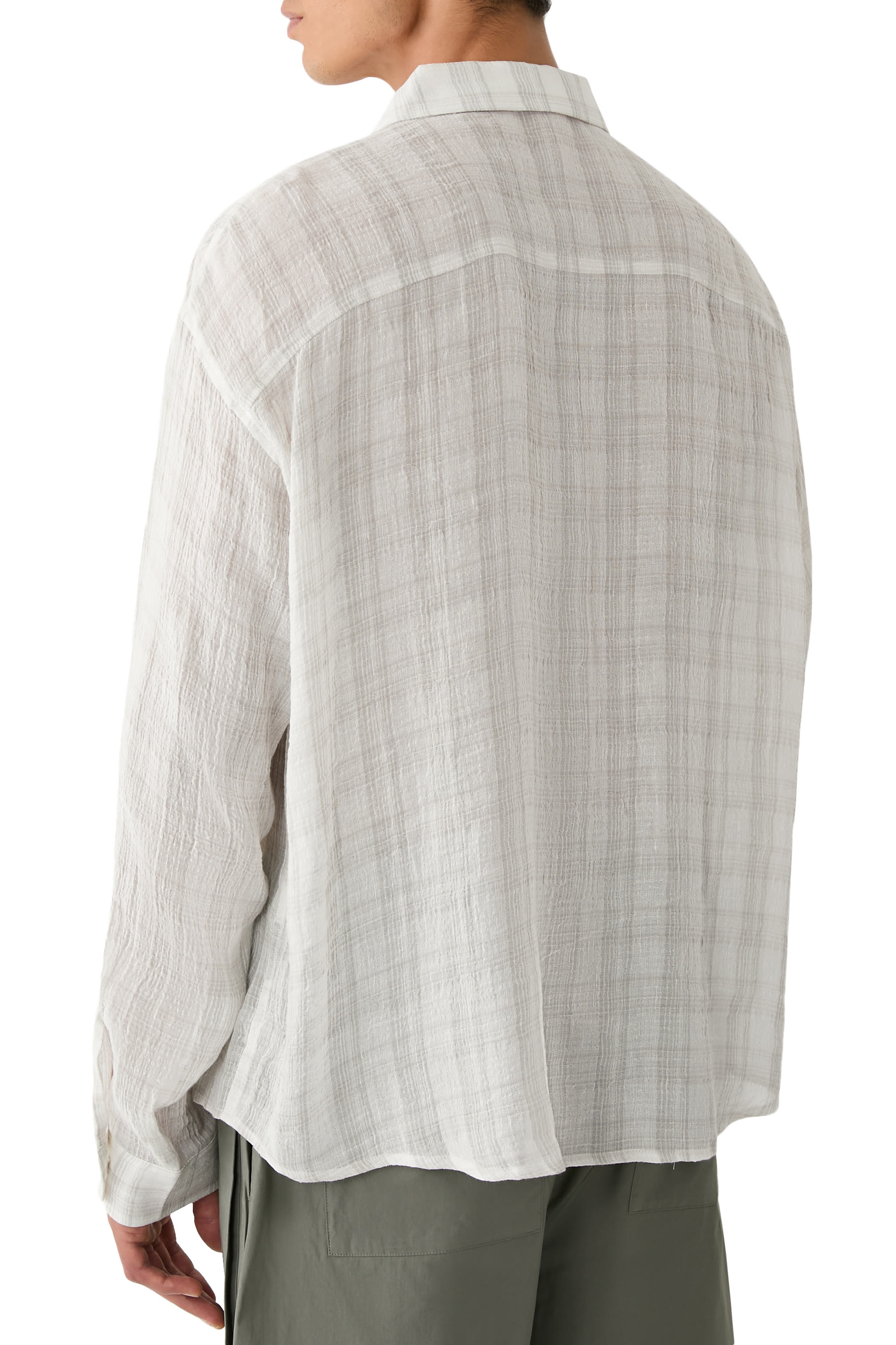 Checked Slubby Shirt