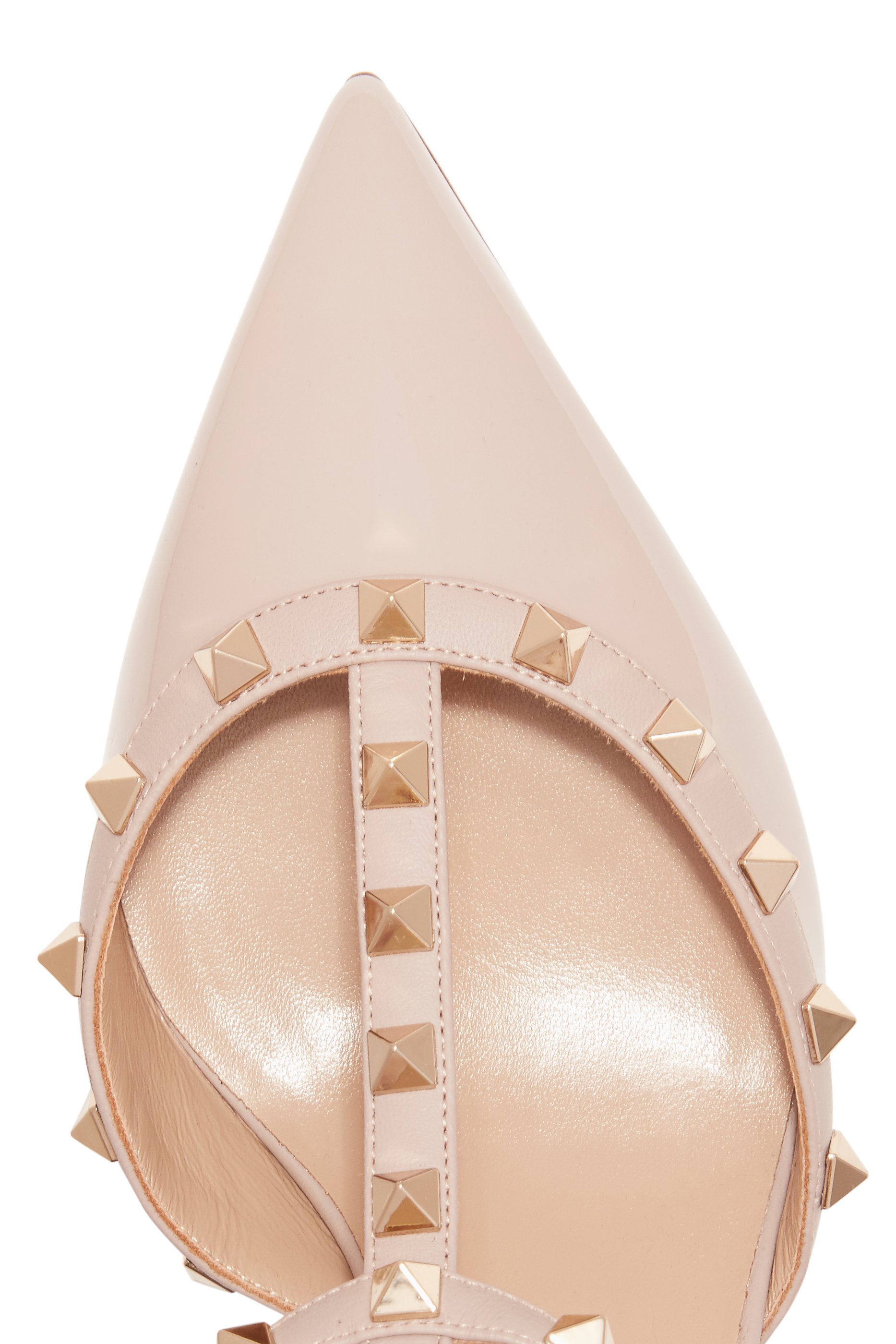 Double-Strap Rockstud 85 Pumps