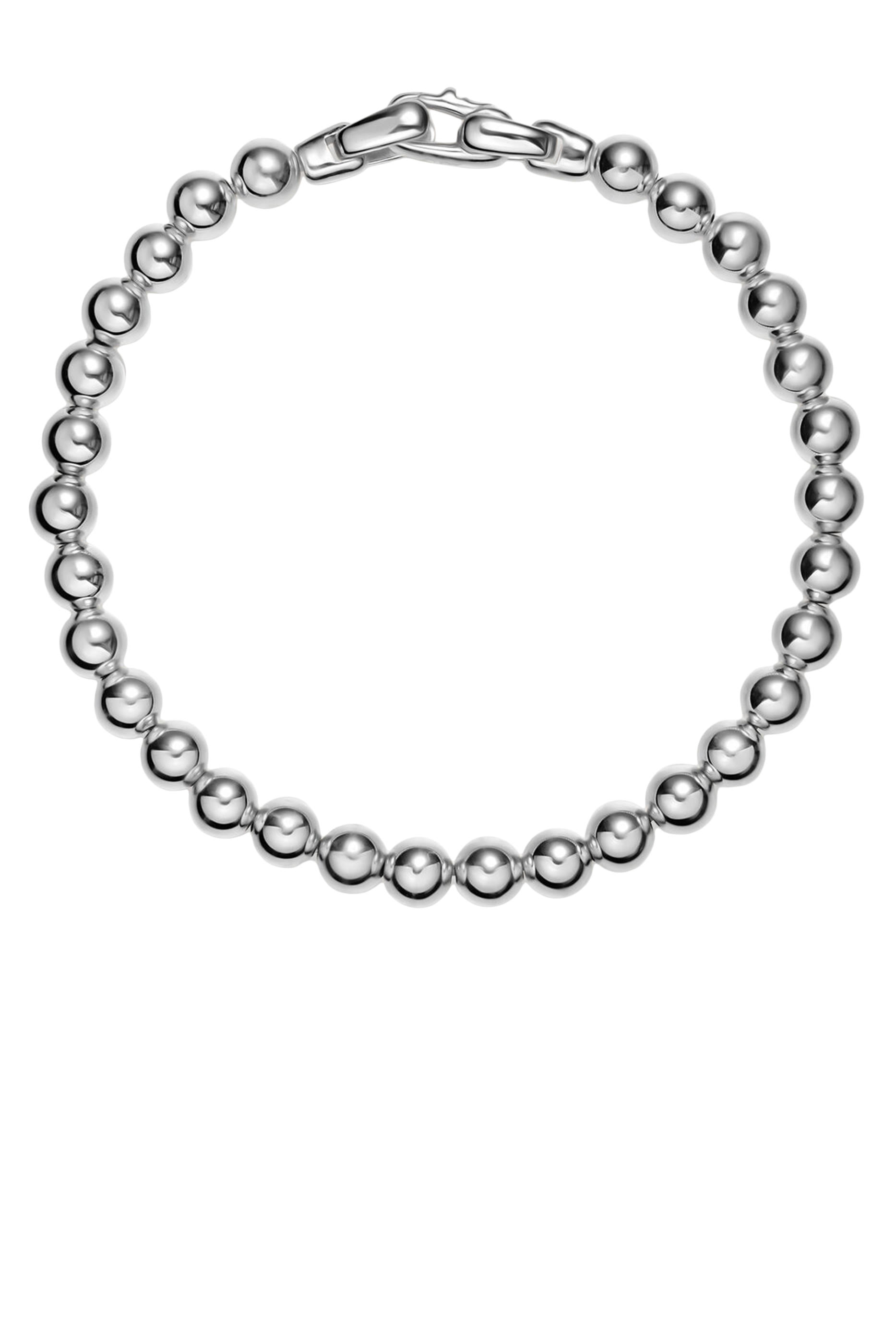  Spiritual Beaded Bracelet, Sterling Silver