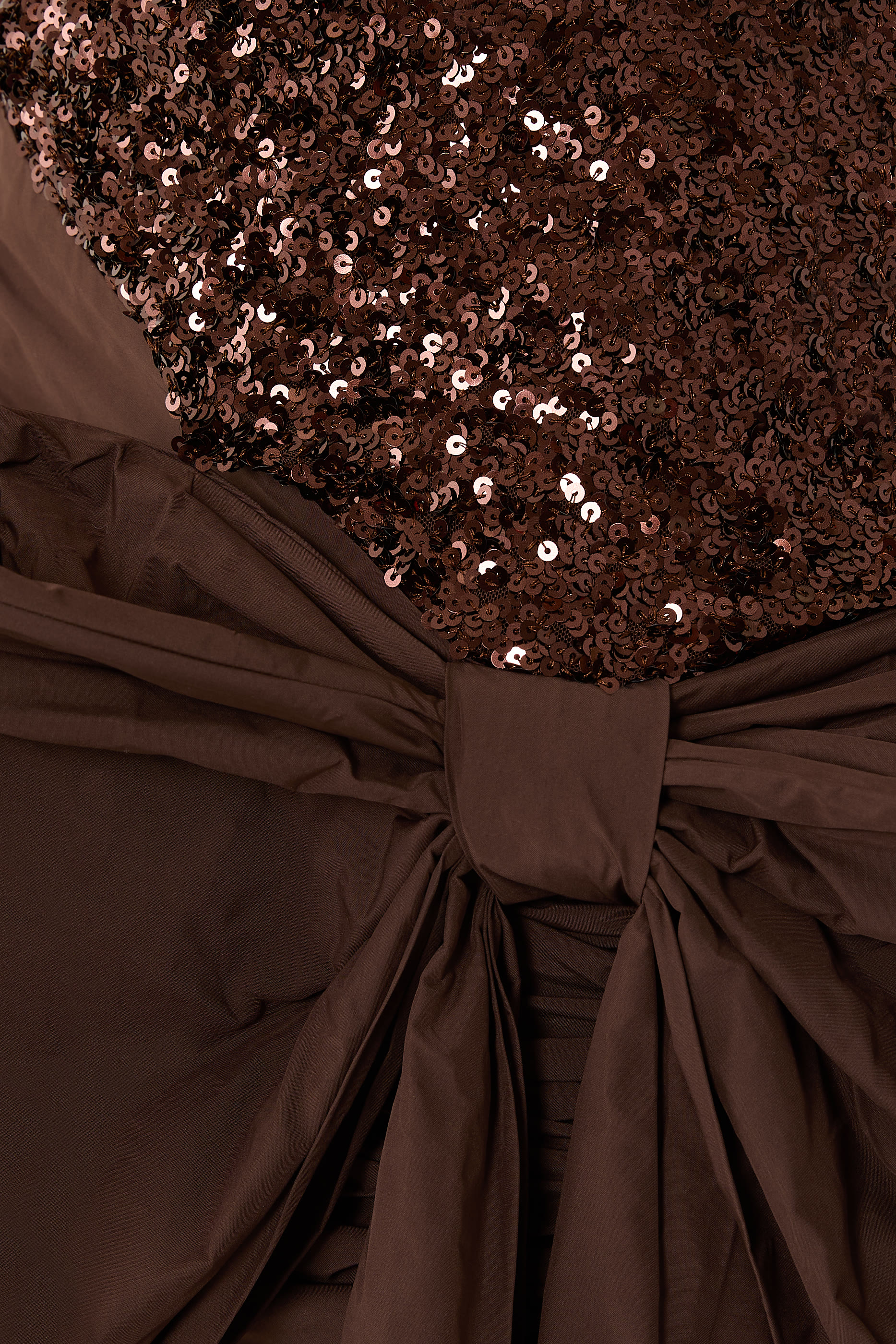 Sequins Bow Mini Dress