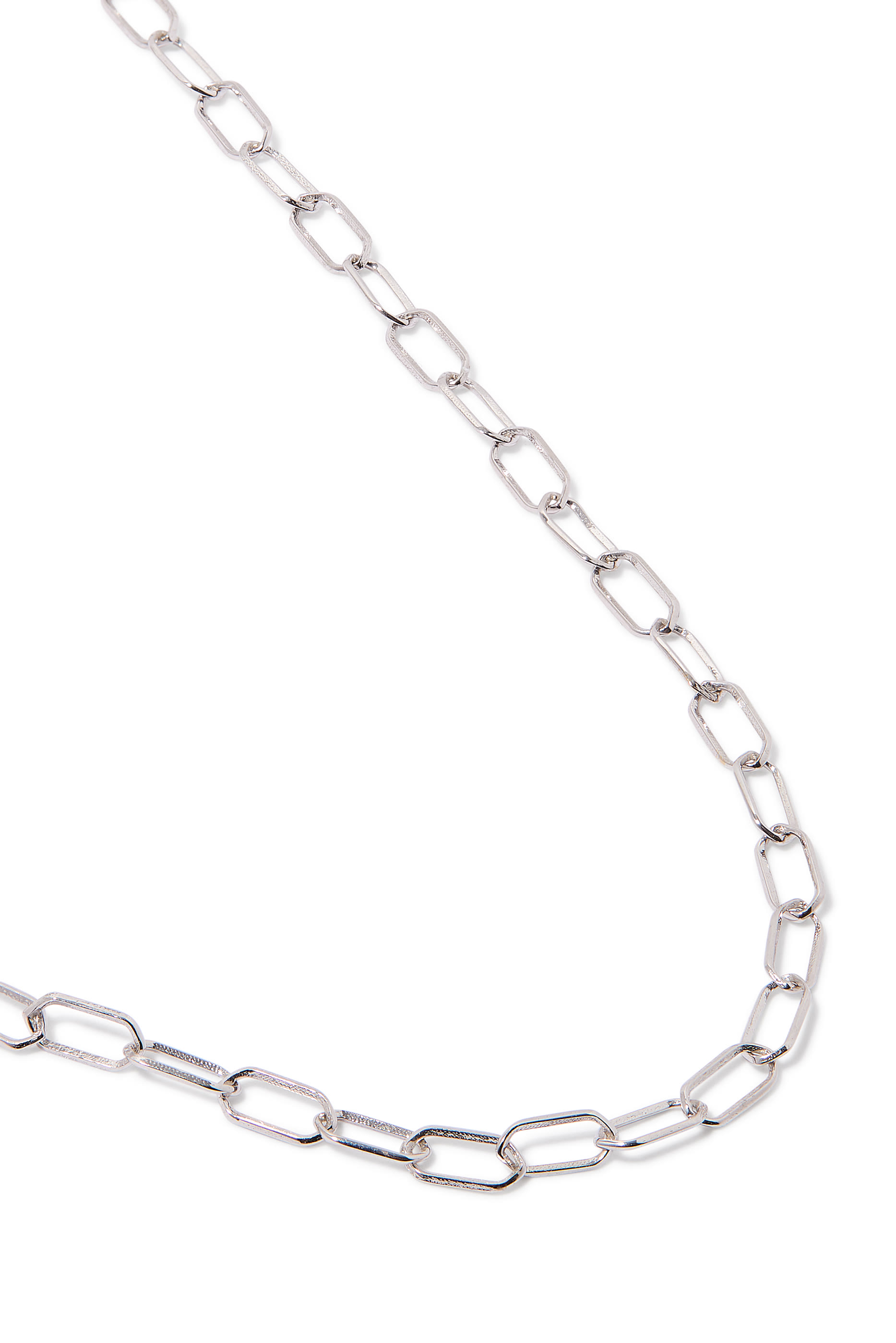 Chain Necklace, 18K White Gold