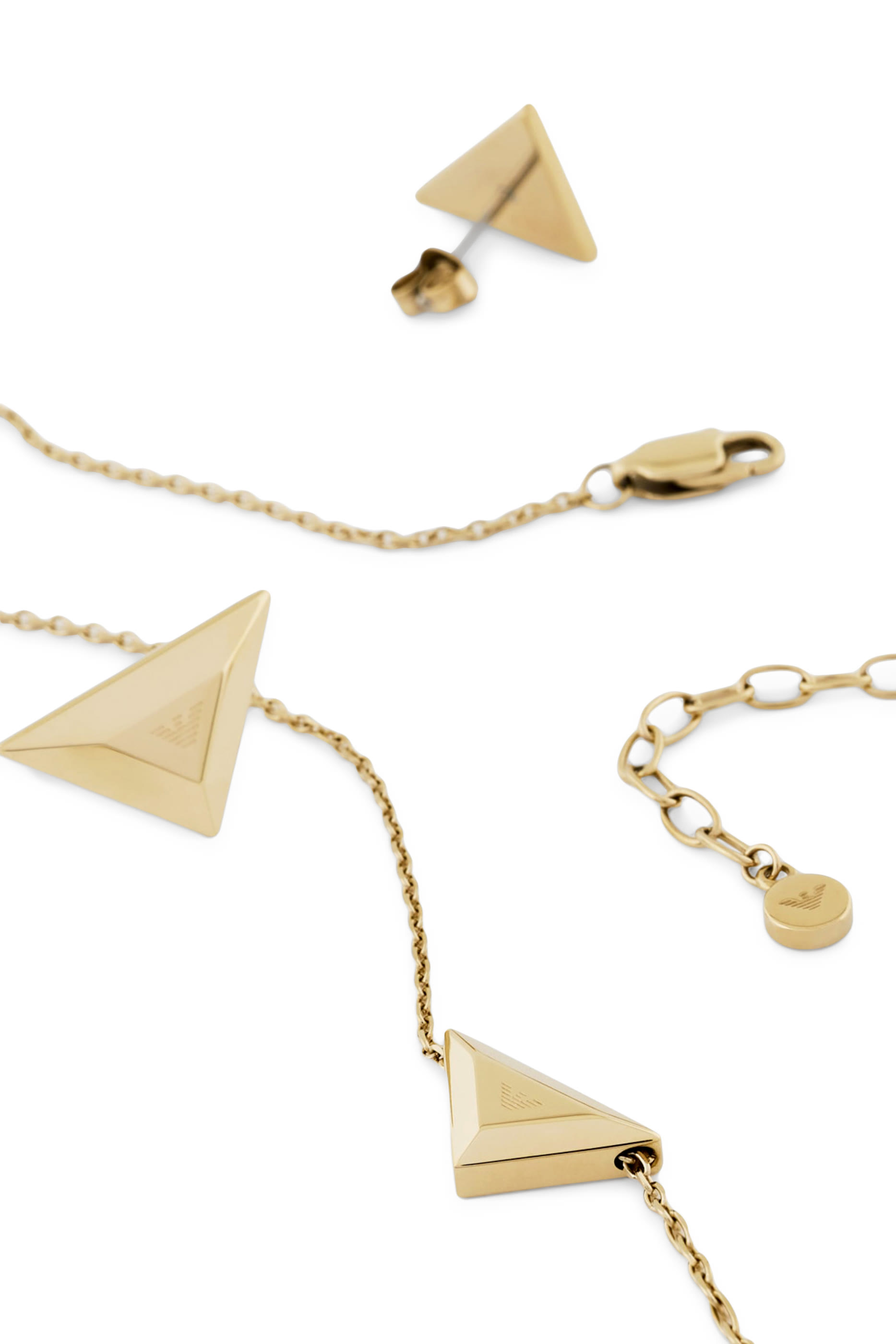 Necklace and Earrings Set, Stainless Steel