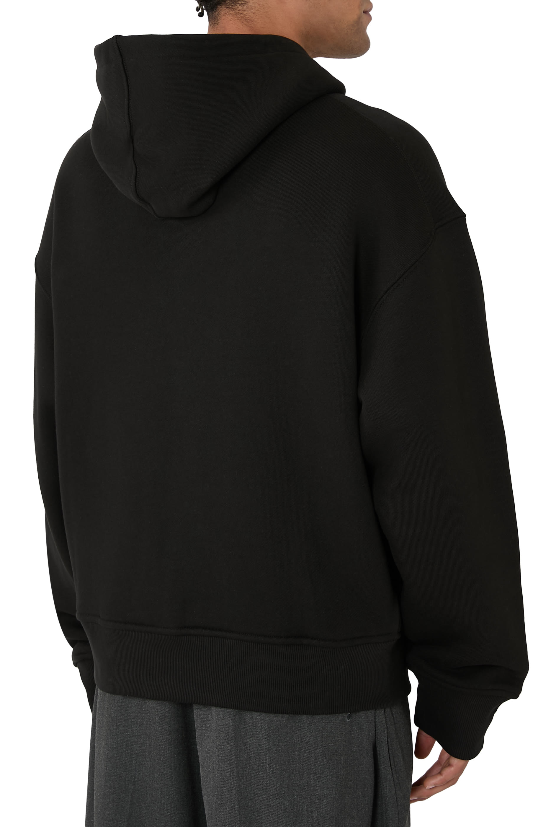 Dual Logo Zip Hoodie