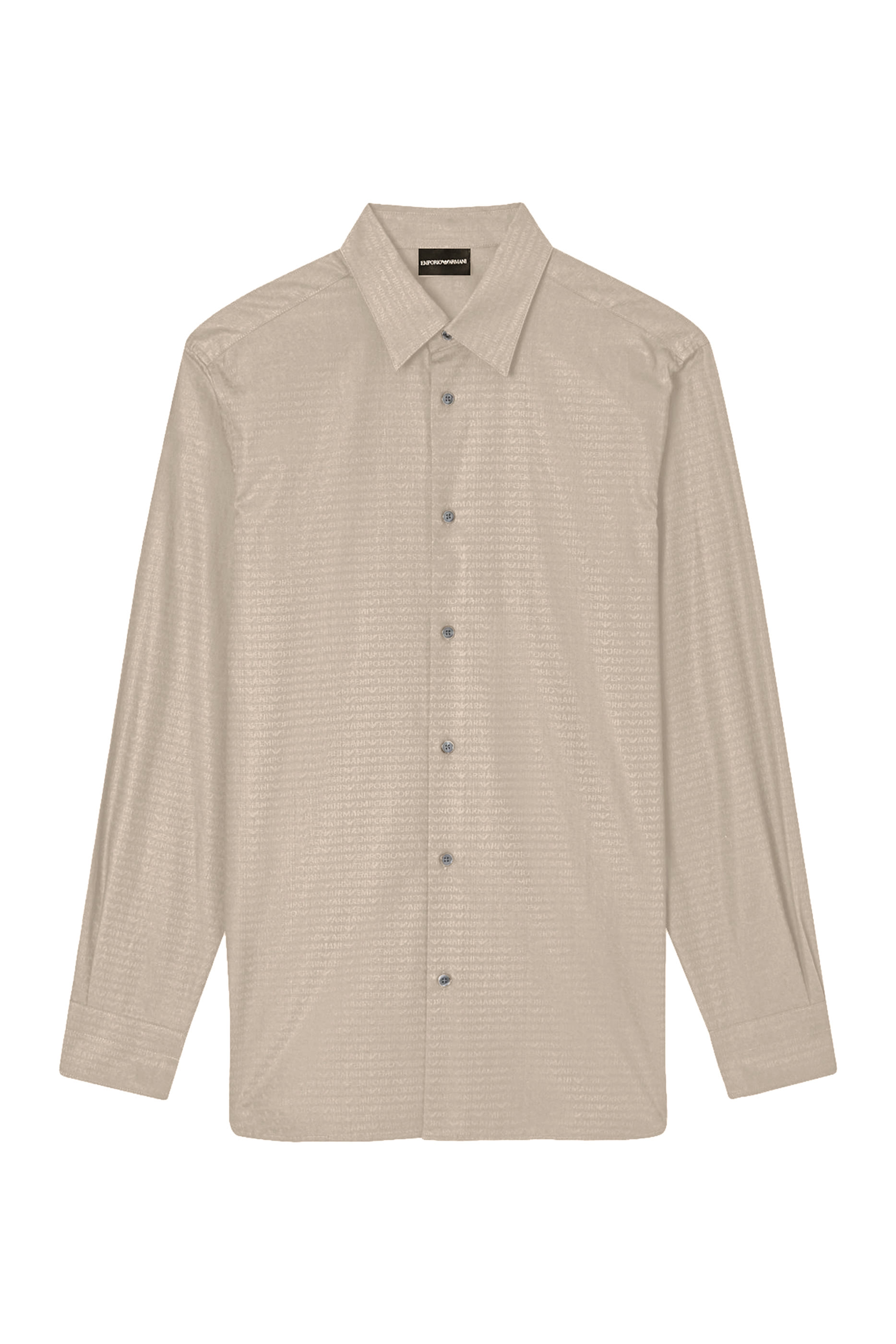 Micro EA Text Logo Long Sleeves Shirt