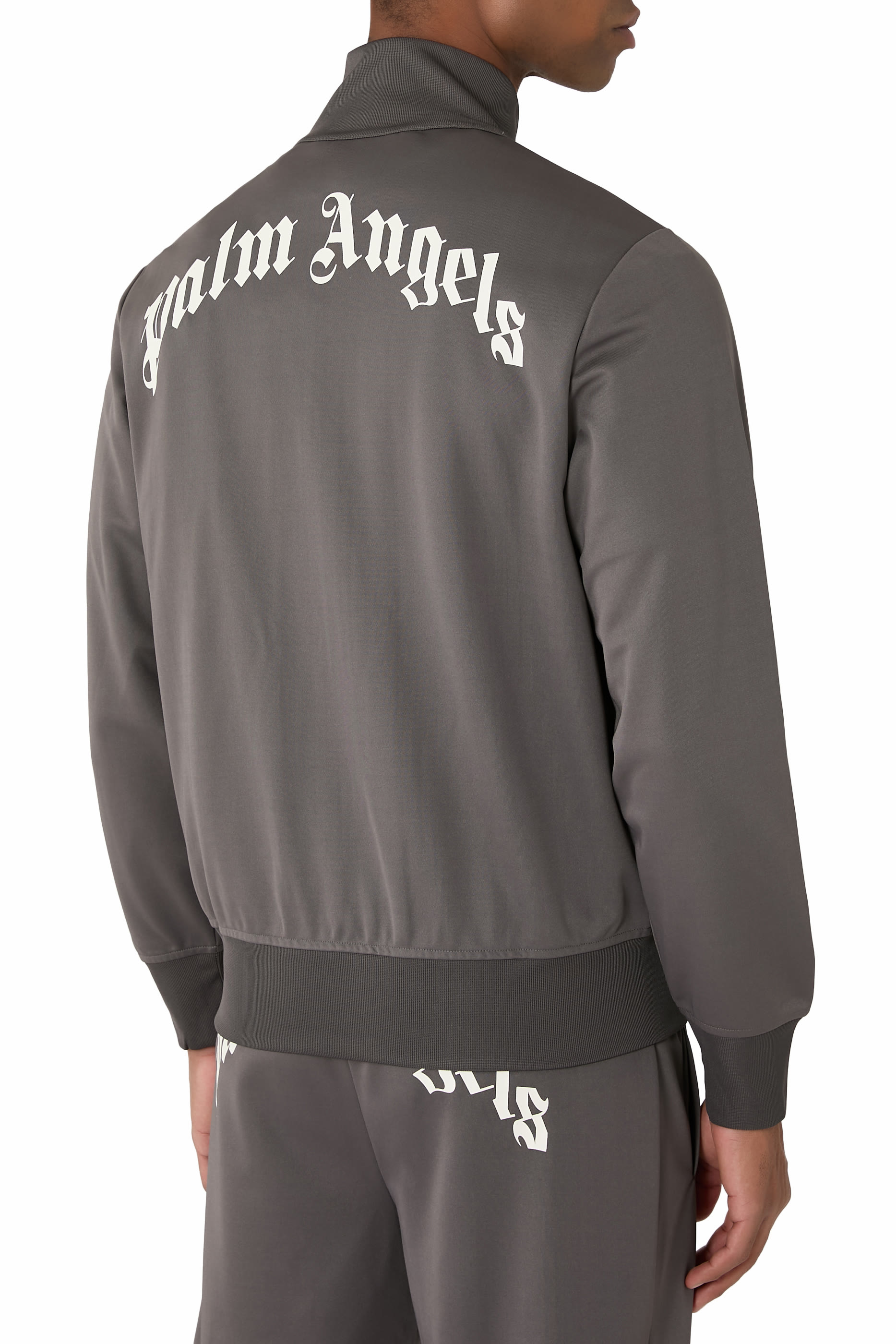 Back Curved Logo Track Jacket