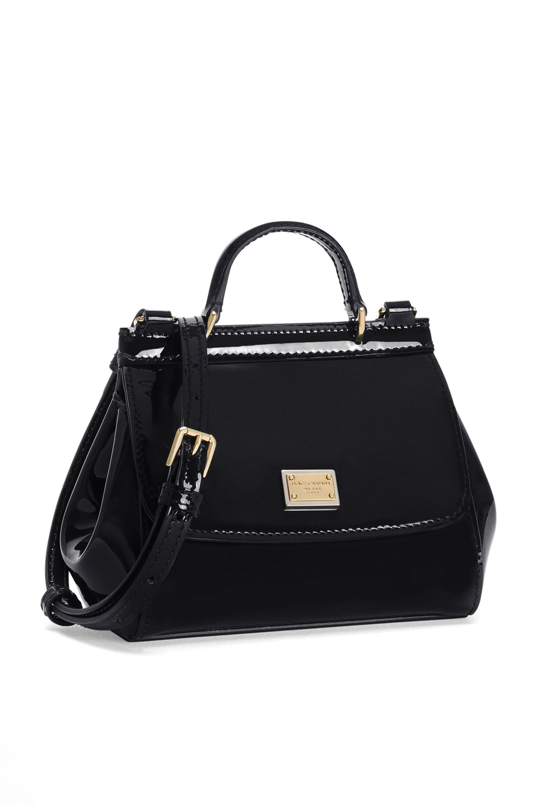 Kids Patent Leather Mini Sicily Crossbody Bag