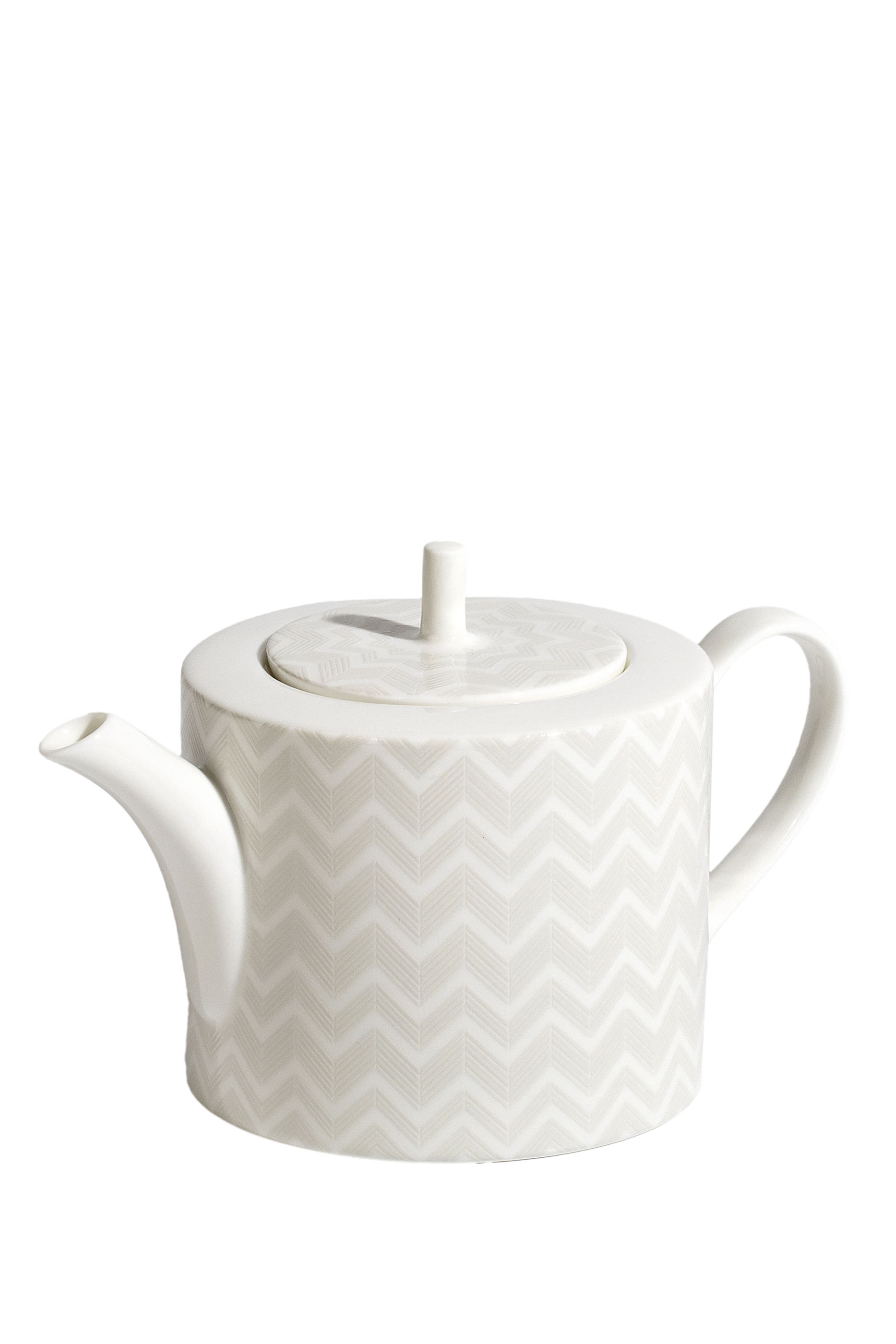 Zig-Zag Teapot With Lid