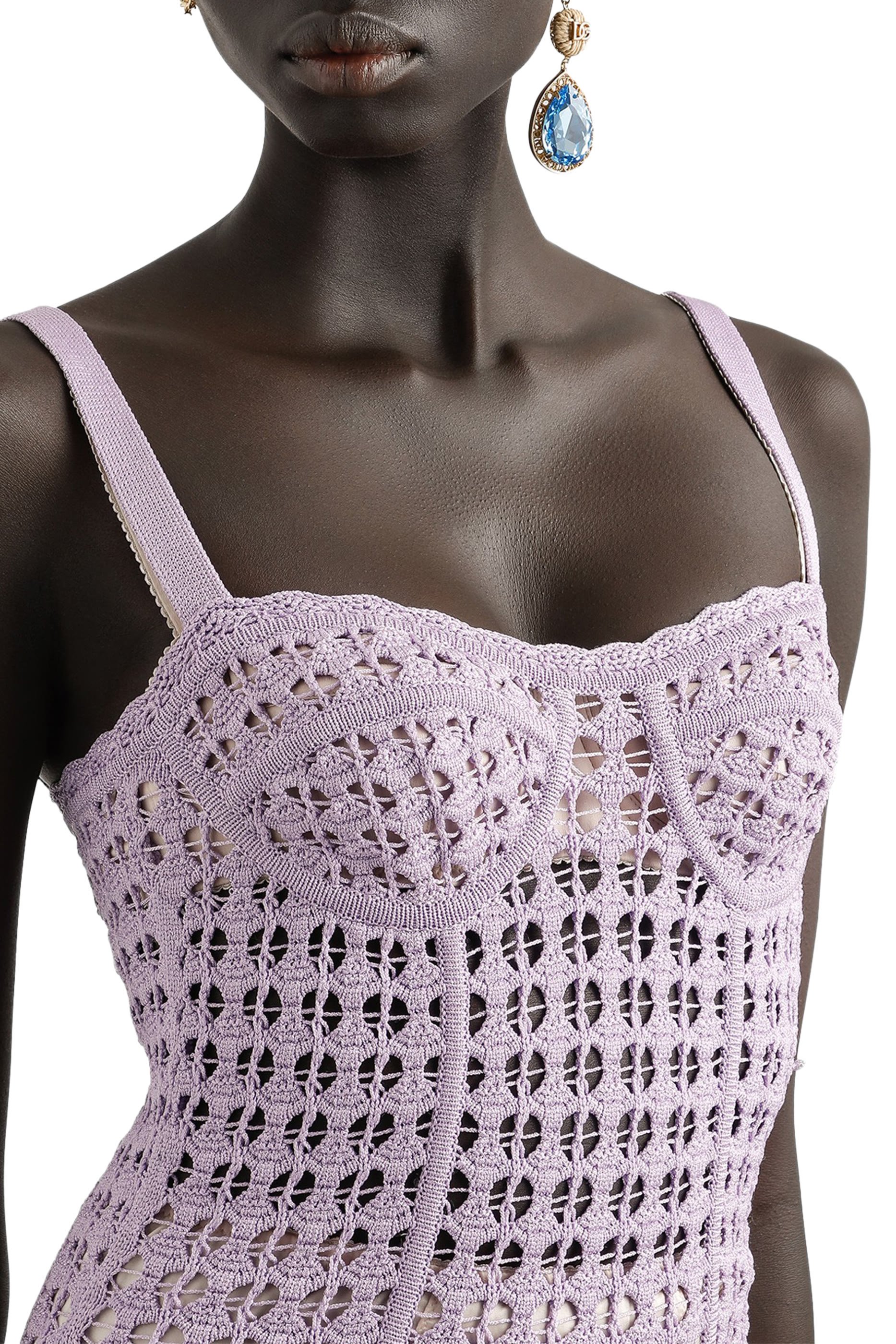 Crochet Bustier Dress