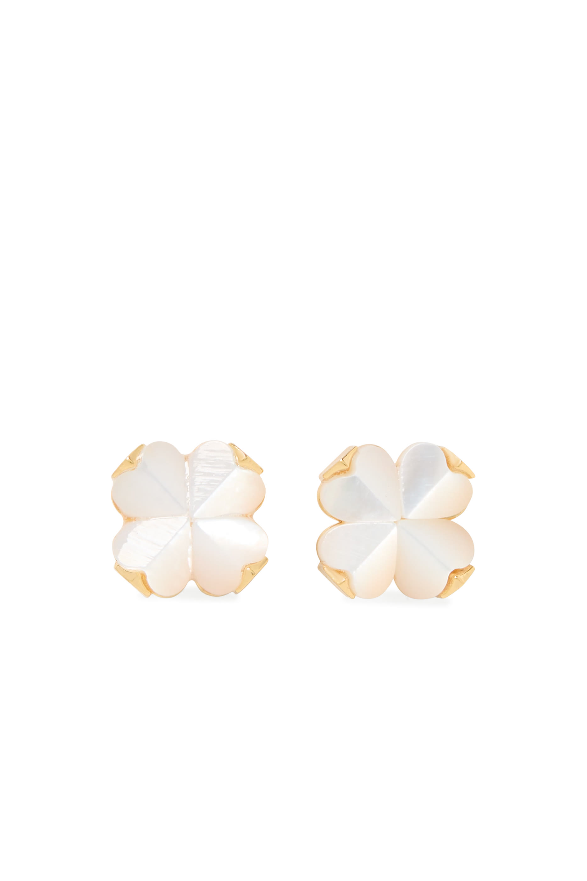 Spade Flower Studs