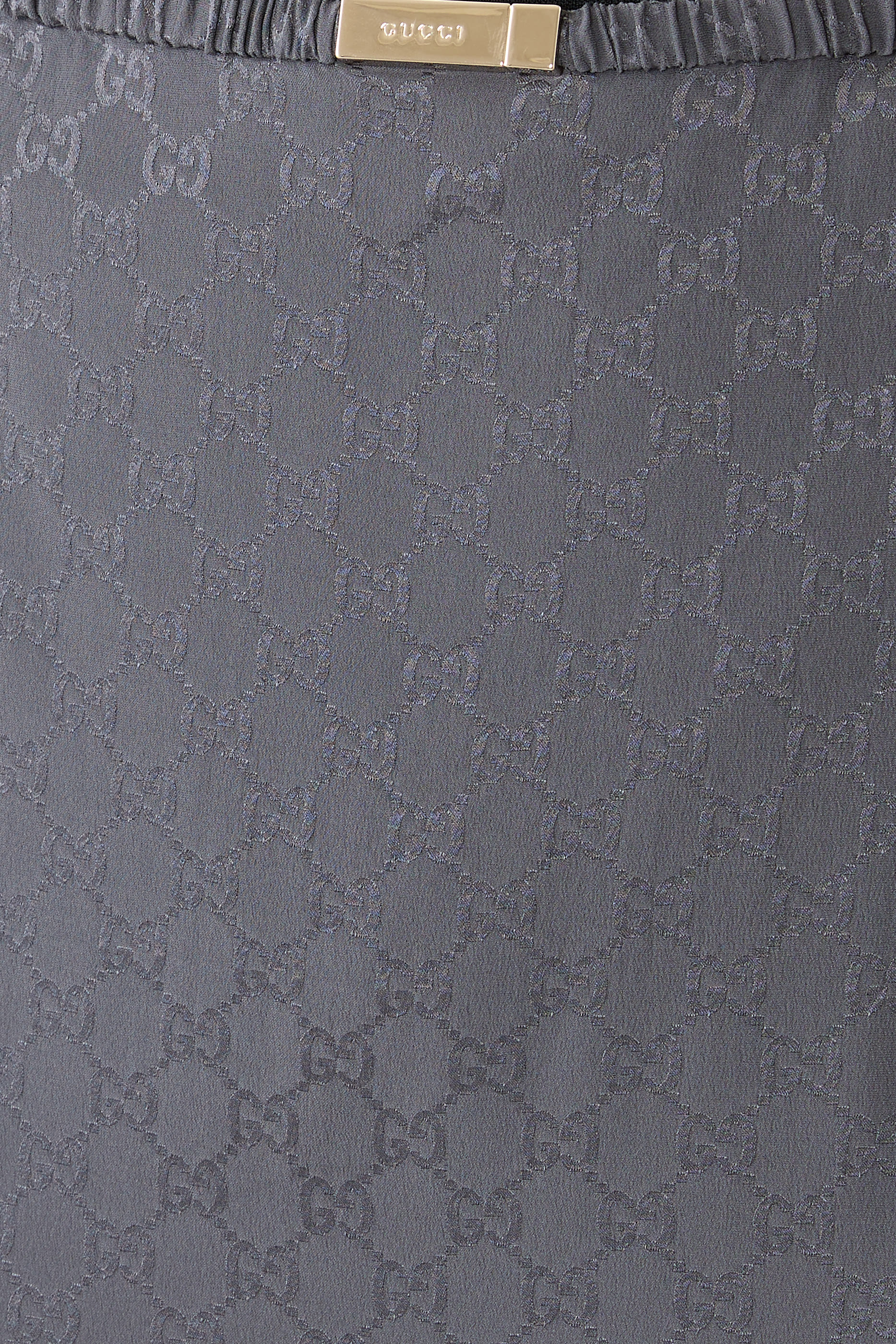  GG Cotton Silk Jacquard Skirt