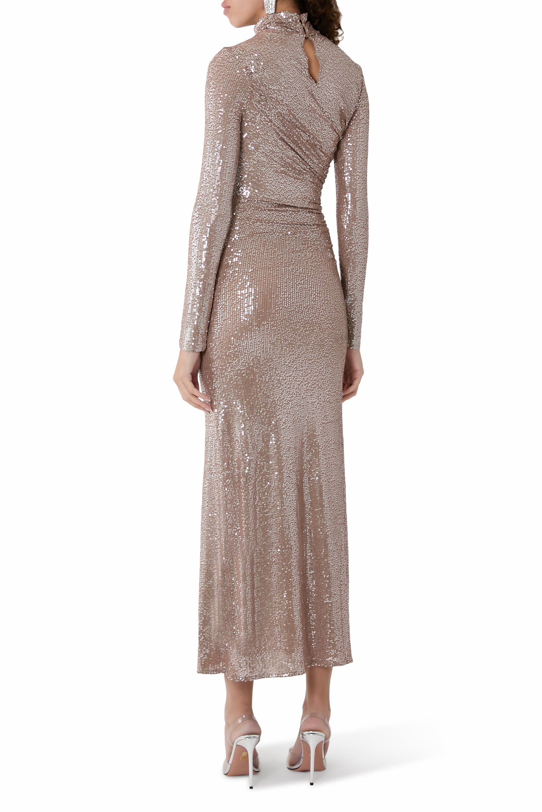 Malia Turtleneck Ankle Gown