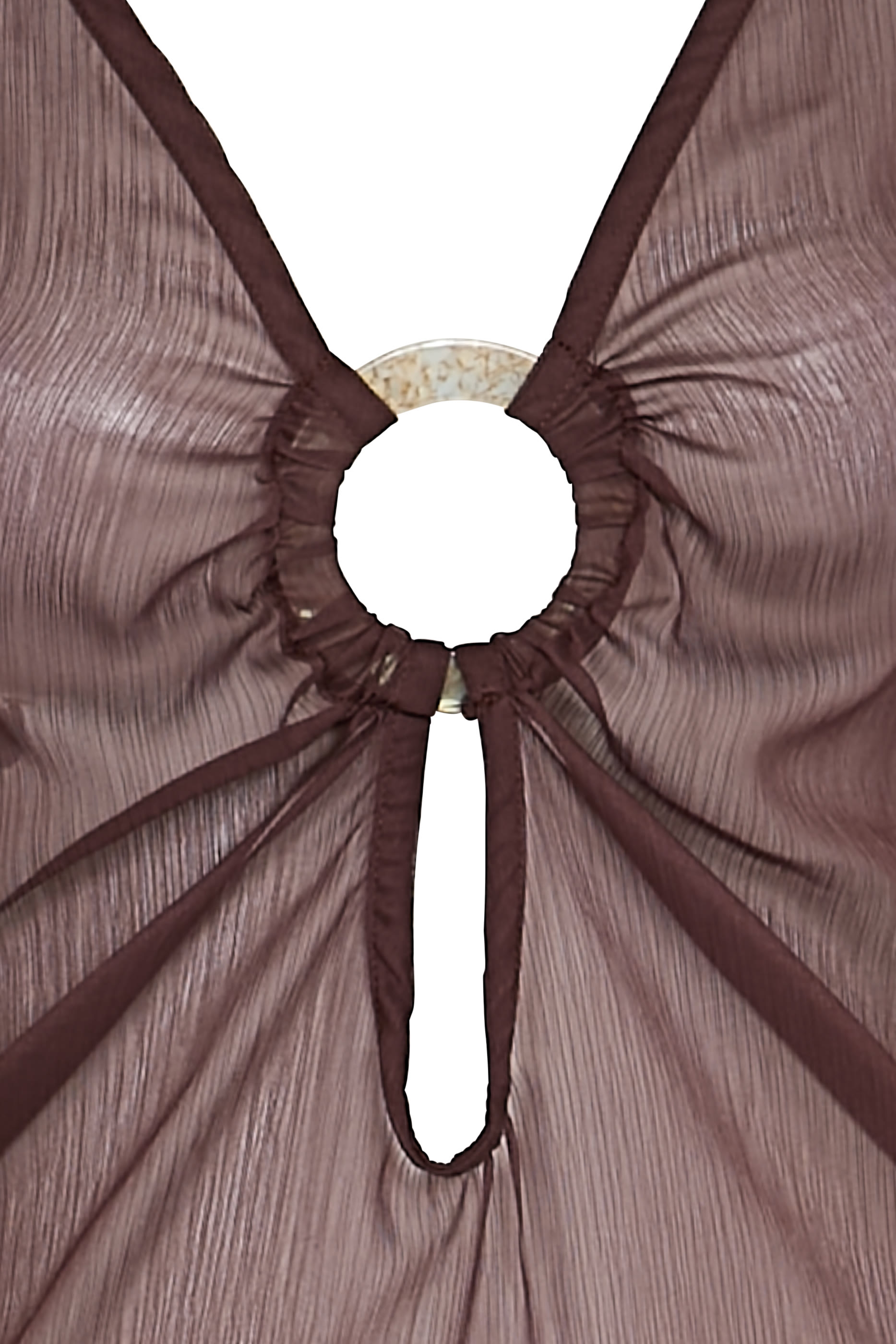 Moon Maxi Sheer Long-Sleeve Dress