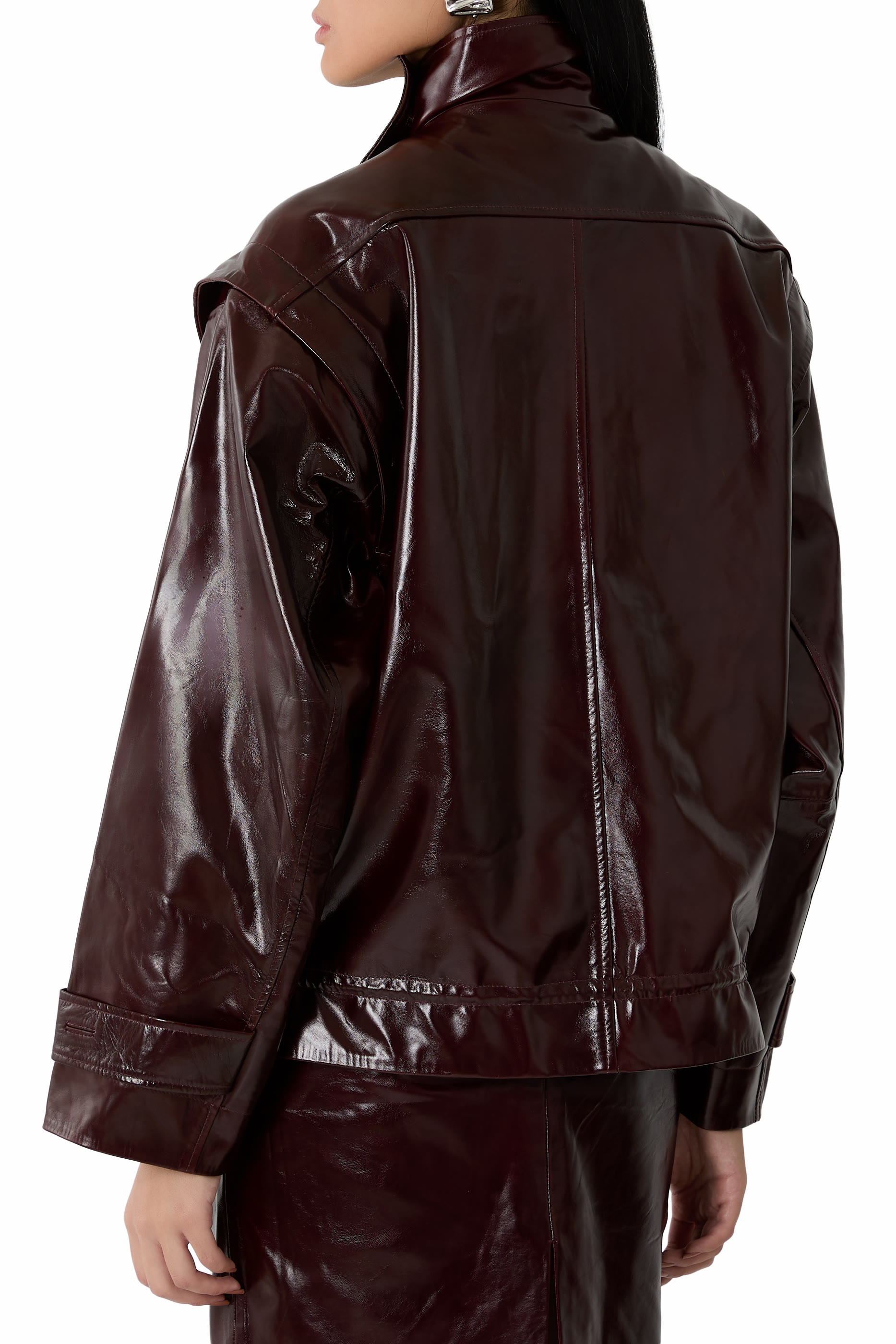Oversize Leather Jacket 