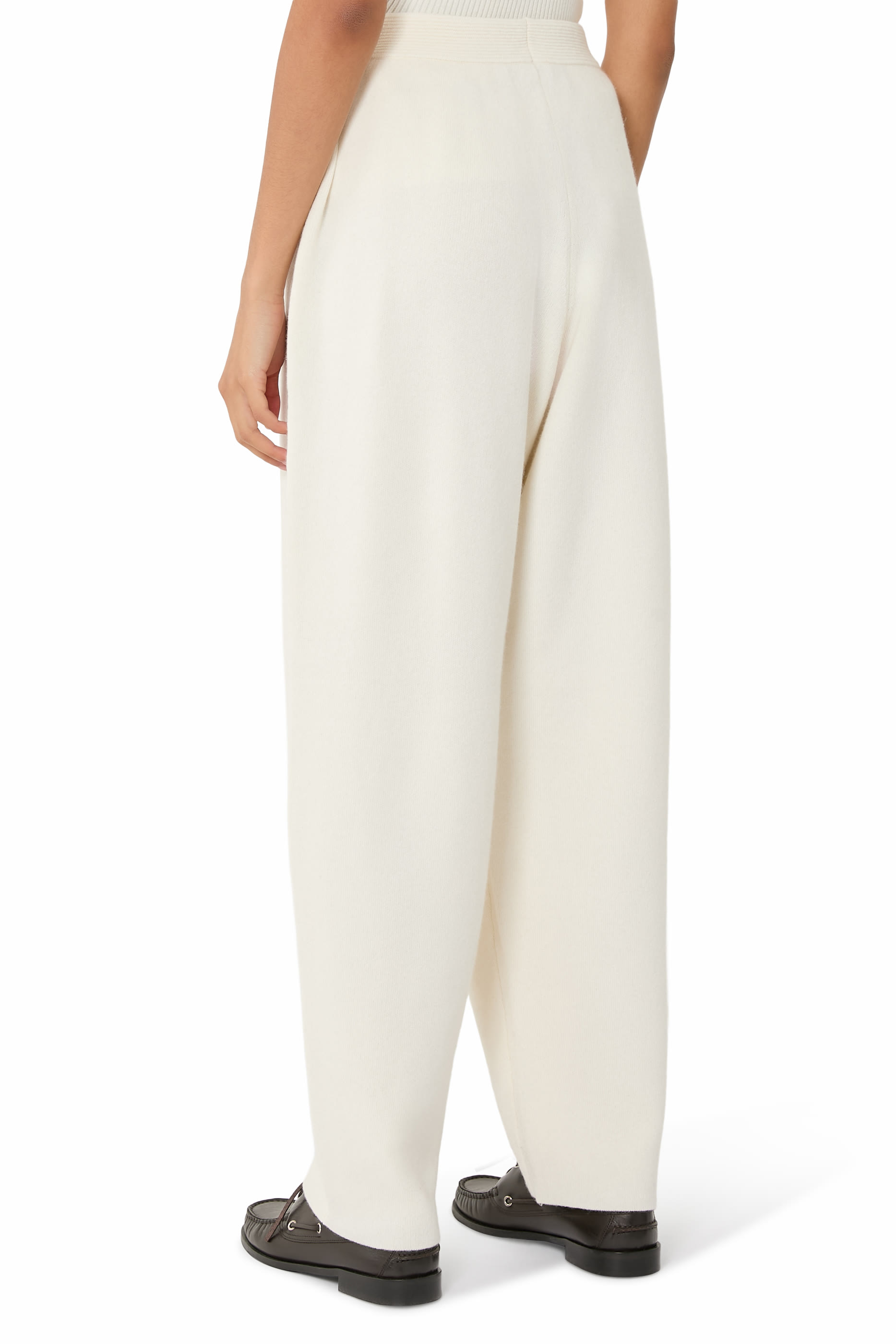 Cashmere Wide-Leg Hayden Trousers